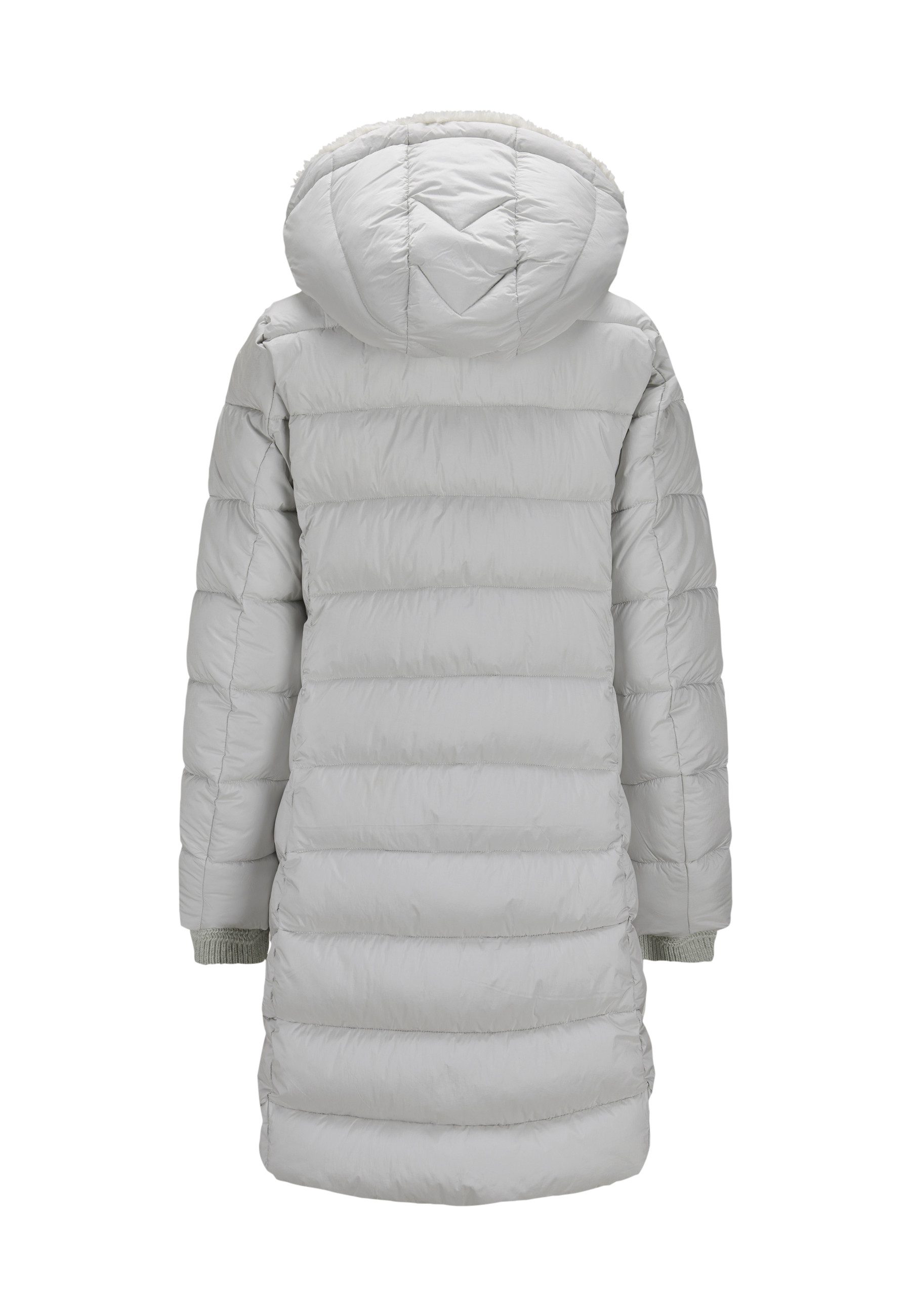 Milestone Steppmantel MSAdara Damen Steppjacke Lang Mantel gesteppt schlanke Passform