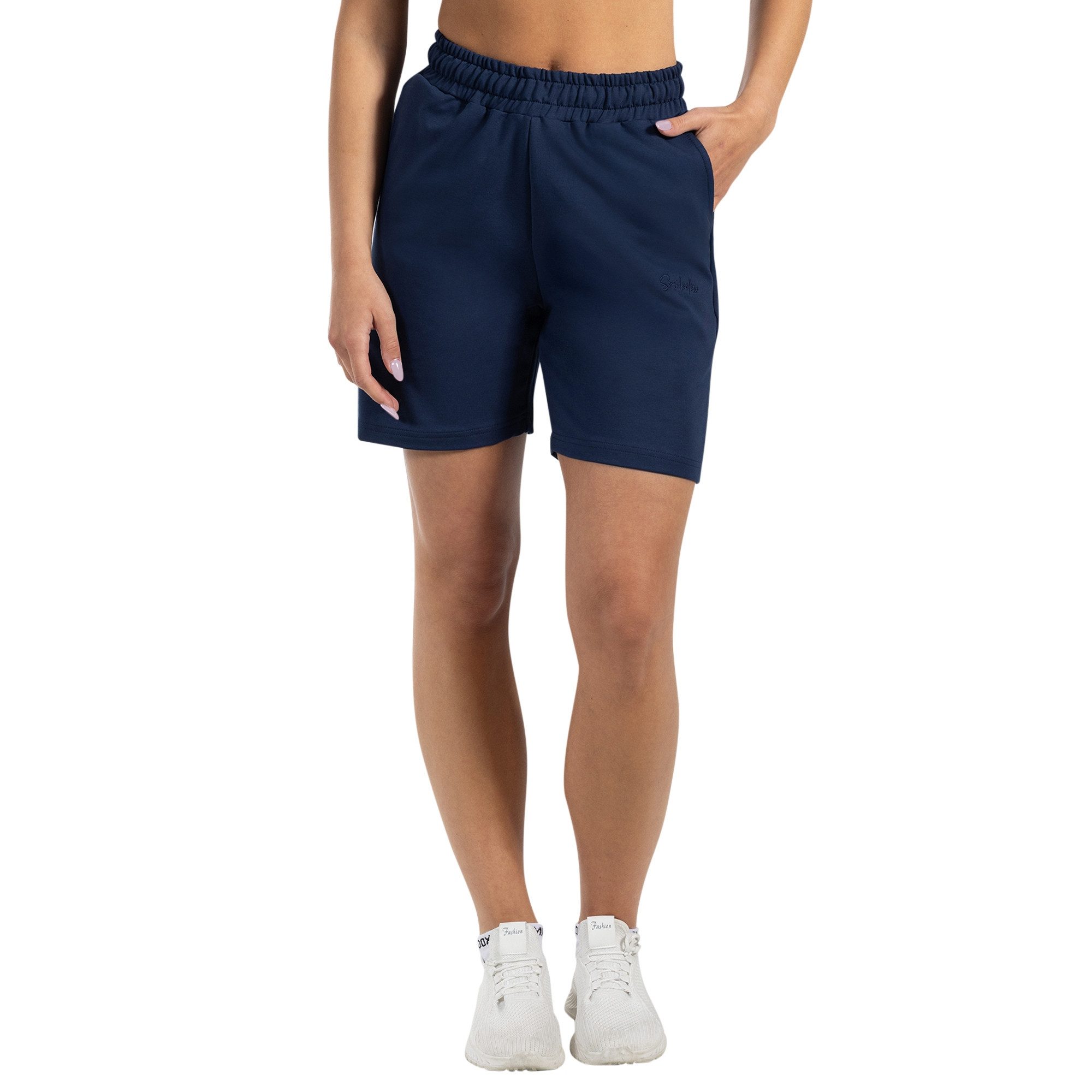 Smilodox Shorts Nurya, Bequeme Freizeithose, weiches Material, seitliche Ta günstig online kaufen
