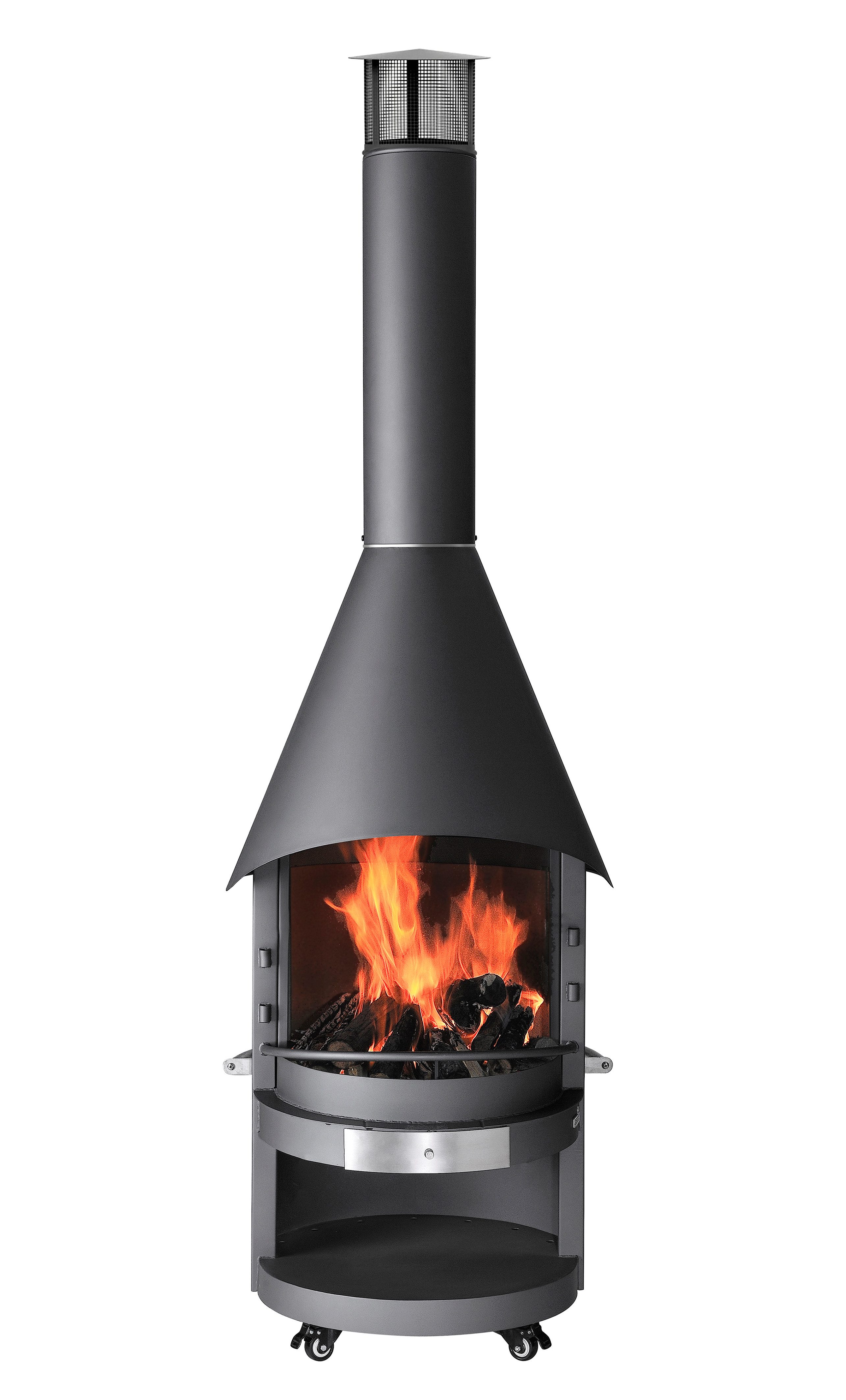 asado Grillkamin Fuego 70 Edelstahl - Eleganter Outdoor-Kamin