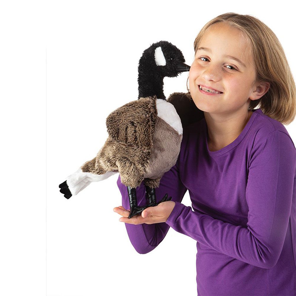 Folkmanis Handpuppen Handpuppe Folkmanis Handpuppe Kanadagans 3157 (Packung)