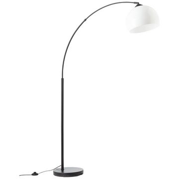 Lightbox Stehlampe, ohne Leuchtmittel, Bogenstandleuchte, Kopf schwenkbar, 1,7m Höhe, Metall/Kunststoff