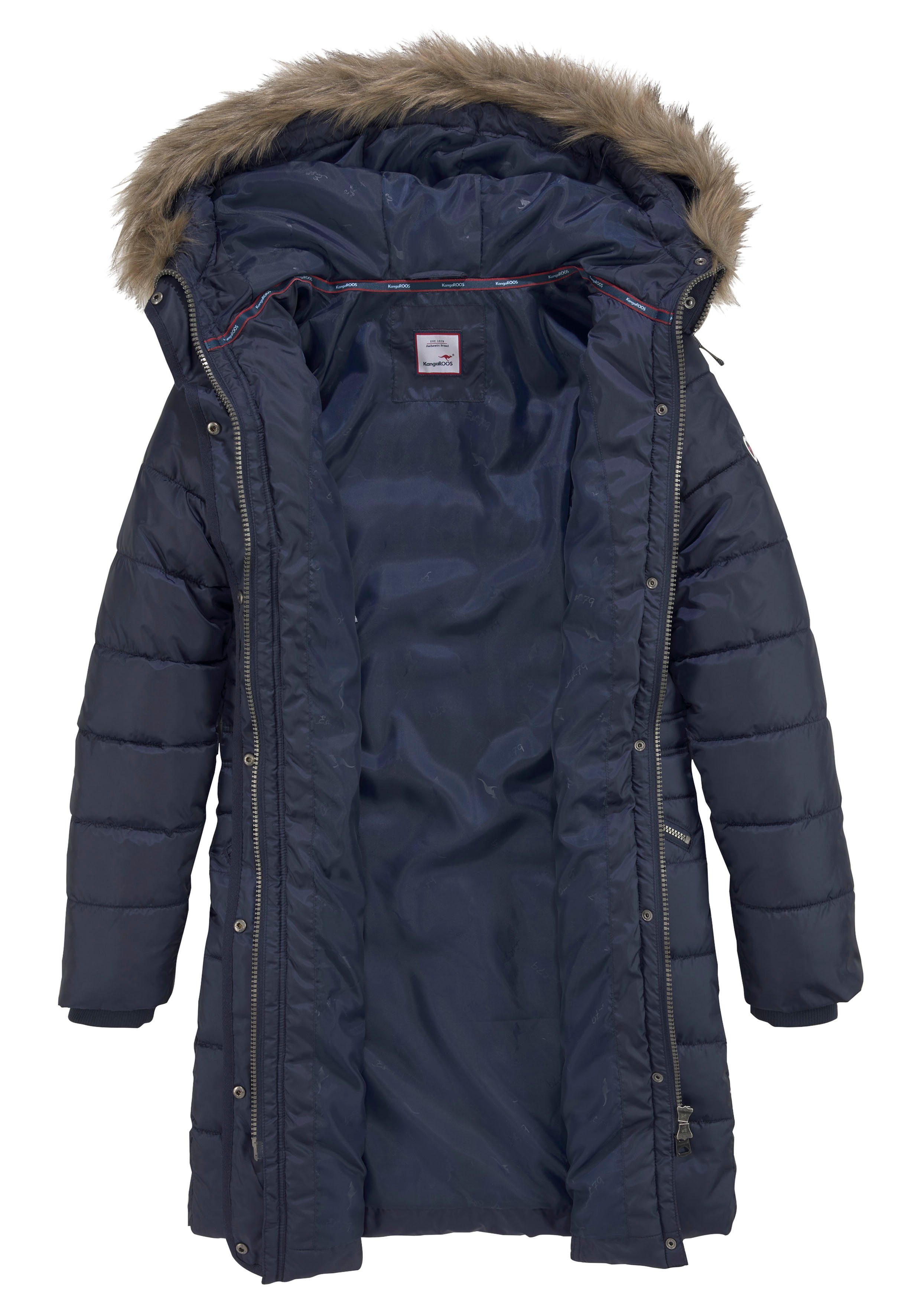 KangaROOS Steppjacke figurbetonter Schnitt, mit Reißverschlusstaschen. Reduzierter Preis € 128,99. Unverbindliche Preisempfehlung € 159,99