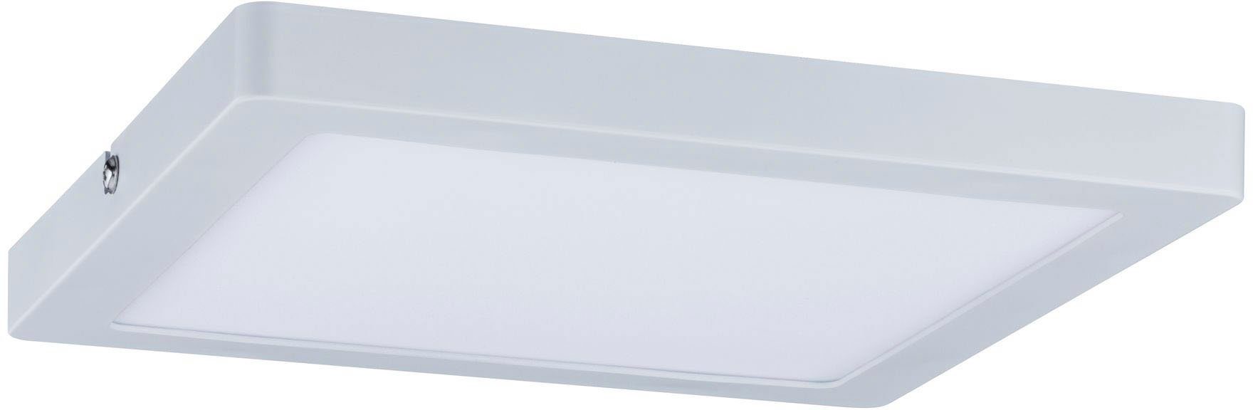 Paulmann LED Panel Atria eckig 220x220mm 14W 2.700K Weiß matt, LED fest  integriert, Warmweiß, Atria eckig 220x220mm 14W 2.700K Weiß matt,  Gleichmäßiges Raumlicht auf Basis modernster LED-Technik