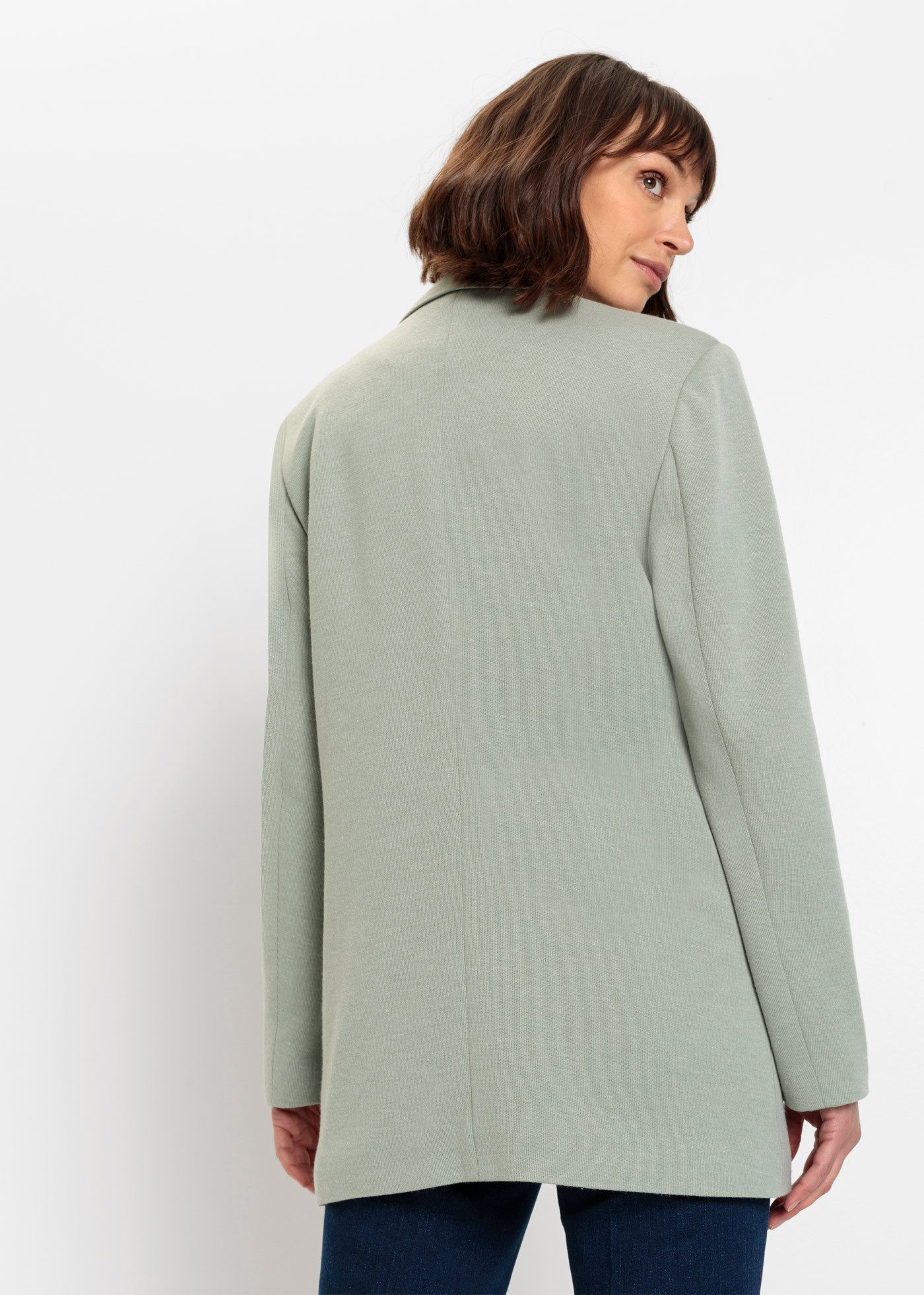 bonprix Jerseyblazer (1-tlg) mit Reverskragen, lockere Passform, aus Viskos günstig online kaufen