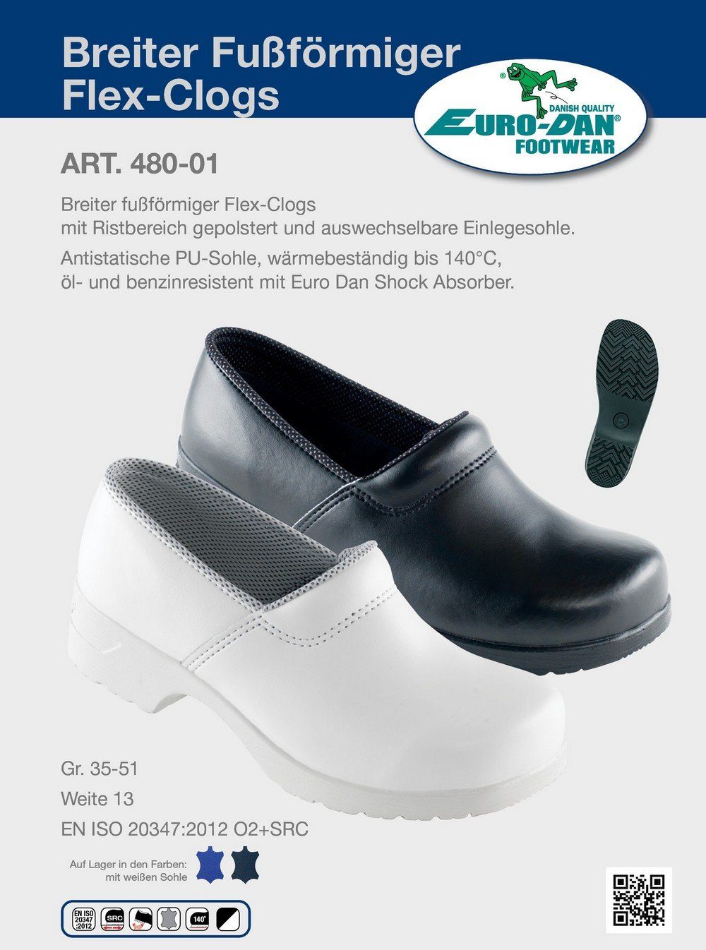 Euro-Dan 480-01 FLEX Clog geschlossen Weite günstig online kaufen