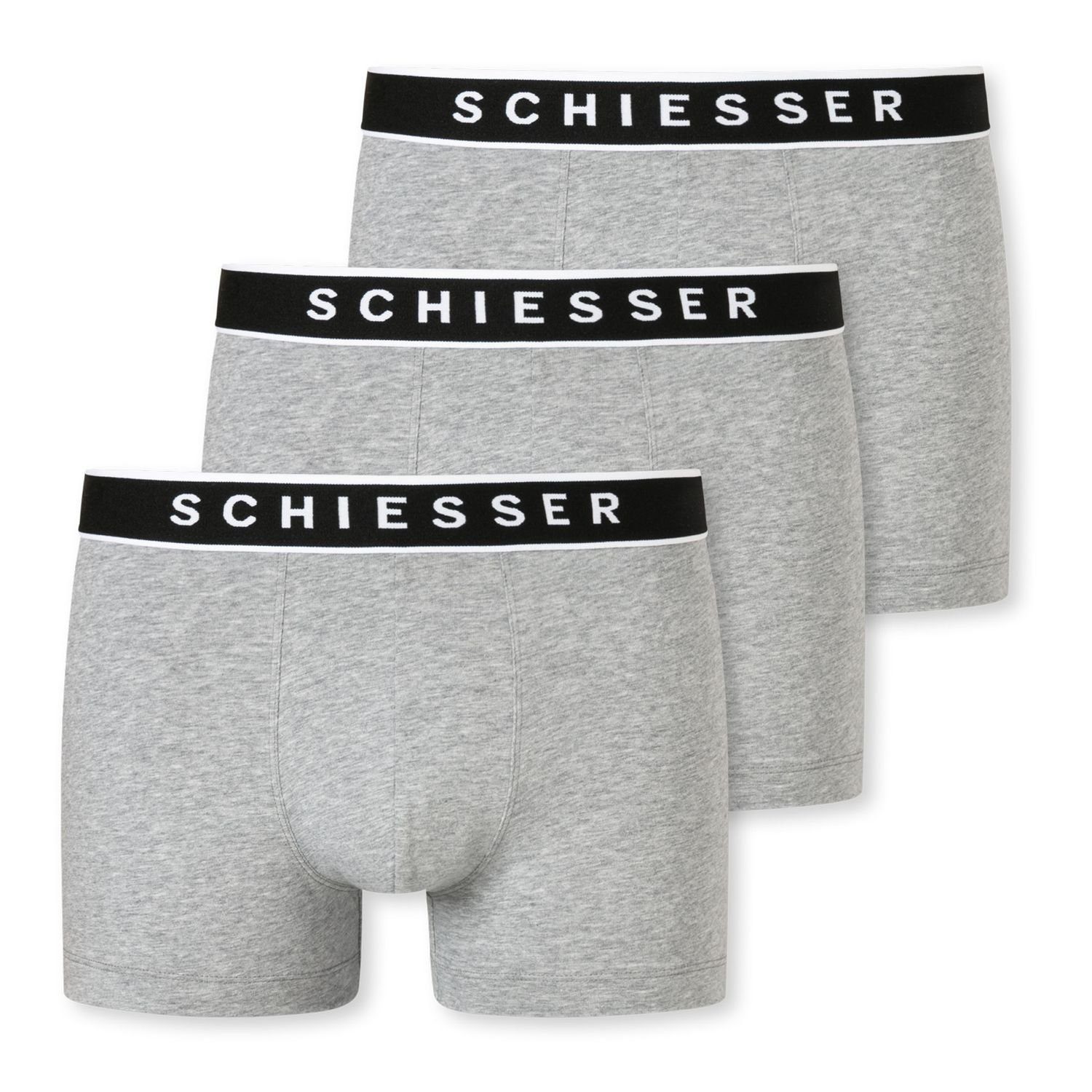 Schiesser Boxershorts (3-St) mit sportlichem Webgummibund günstig online kaufen