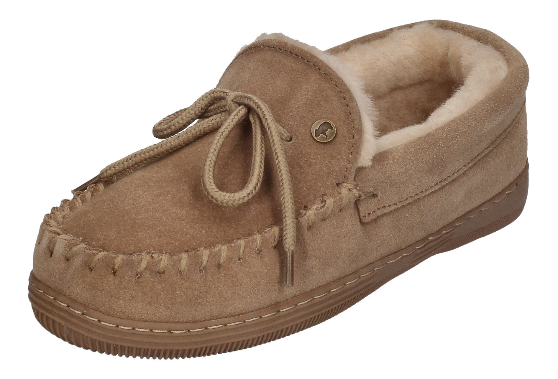 WARMBAT Koala Suede KLA3410-26 Hausschuh Camel