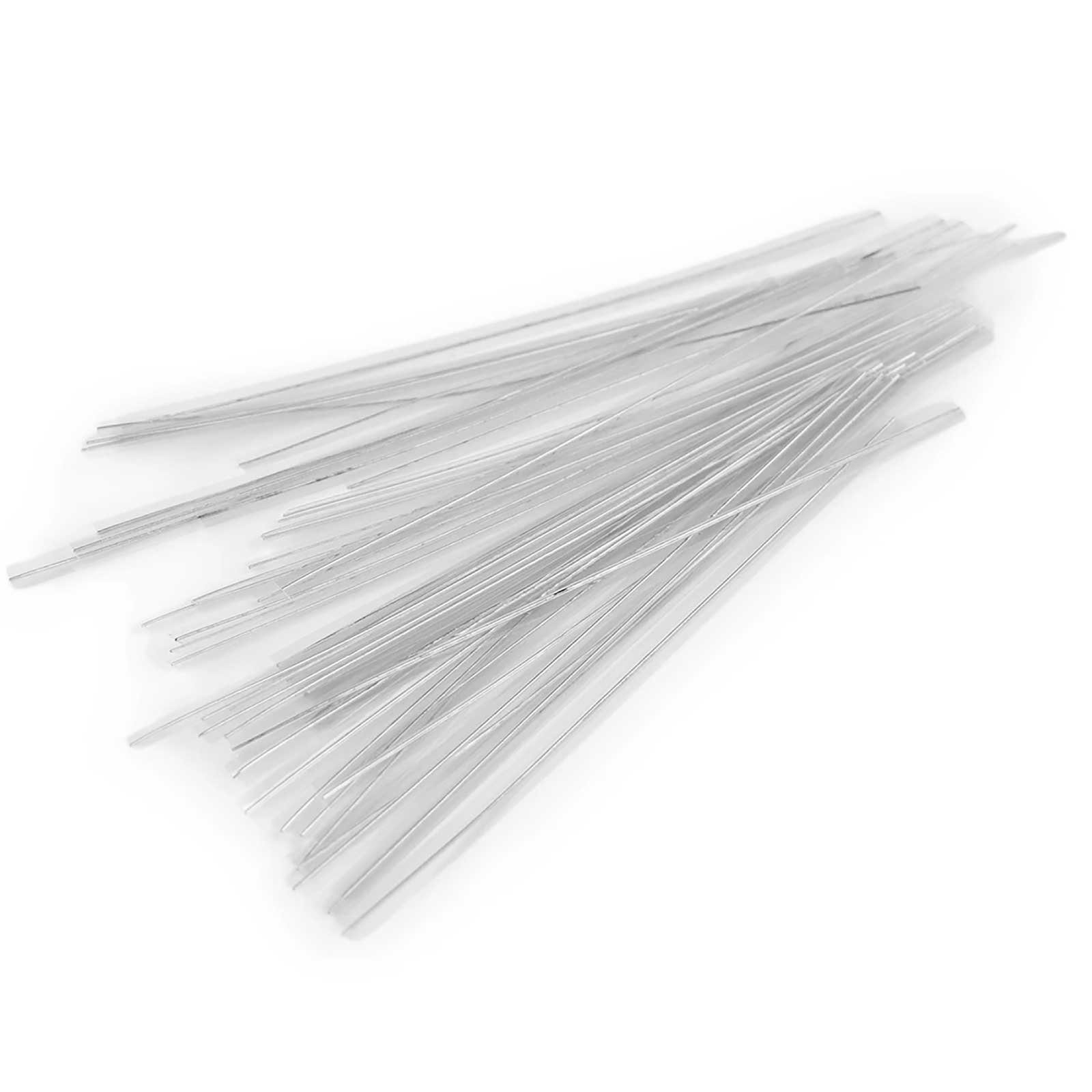 maDDma Verschlussklammer Verschlussclips 10 cm Beutelclips Tütenverschluss, transparent