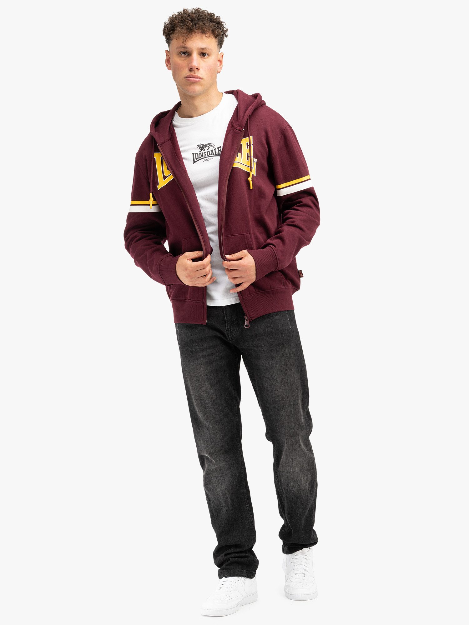 Lonsdale Kapuzensweatjacke DARFIELD (1-tlg)