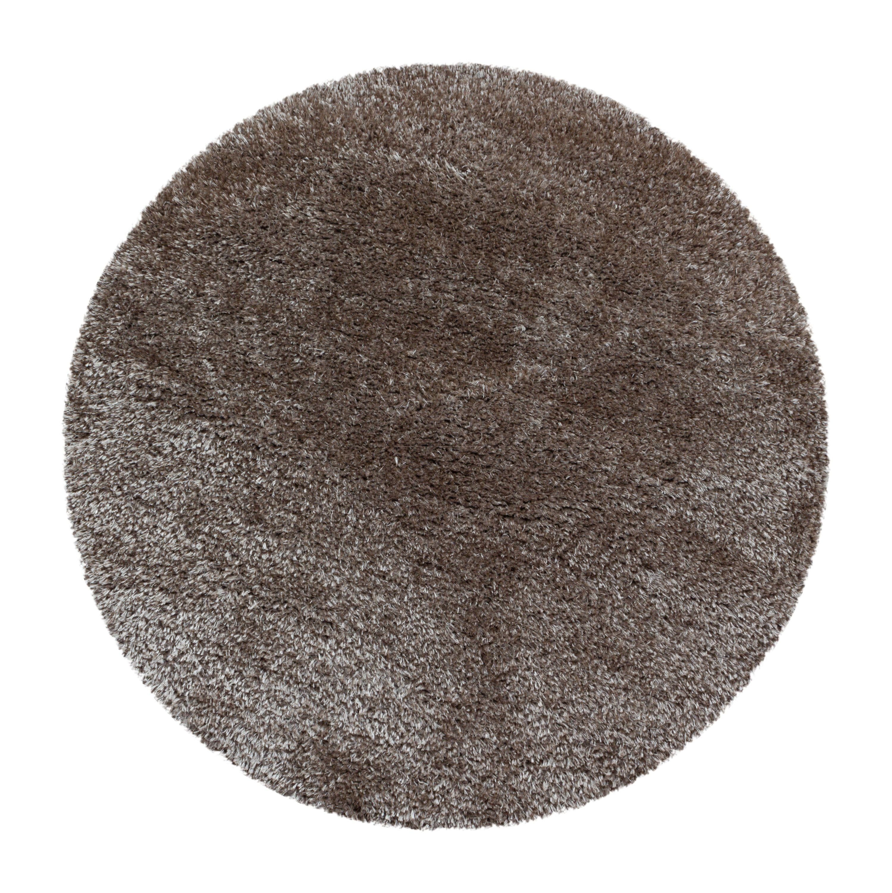 Teppich Einfarbig, Unicolor Schwarz Teppich mm, Höhe: Läufer, - Wohnzimmer 50 Teppium,