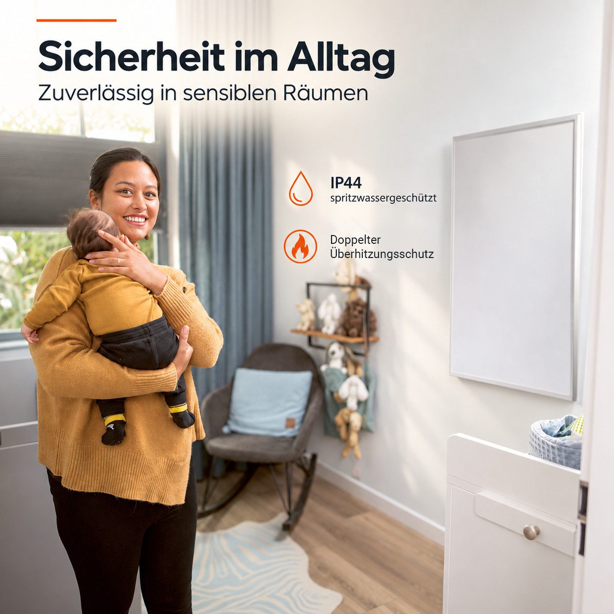 Könighaus Infrarotheizung P-Serie, hohe Effizienz, Made in Germany, sehr angenehme Strahlungswärme – Bild 4 von 5
