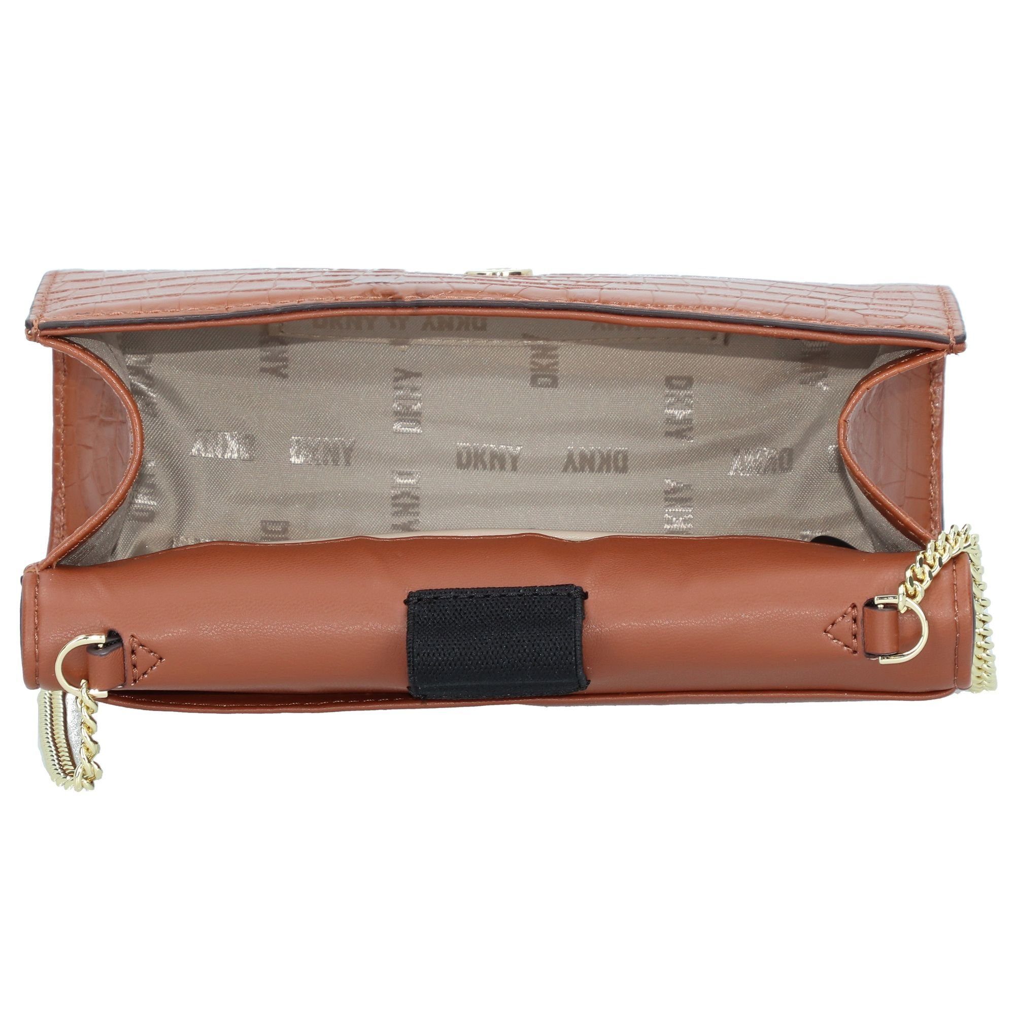 Twiggy, DKNY Umhängetasche caramel Leder