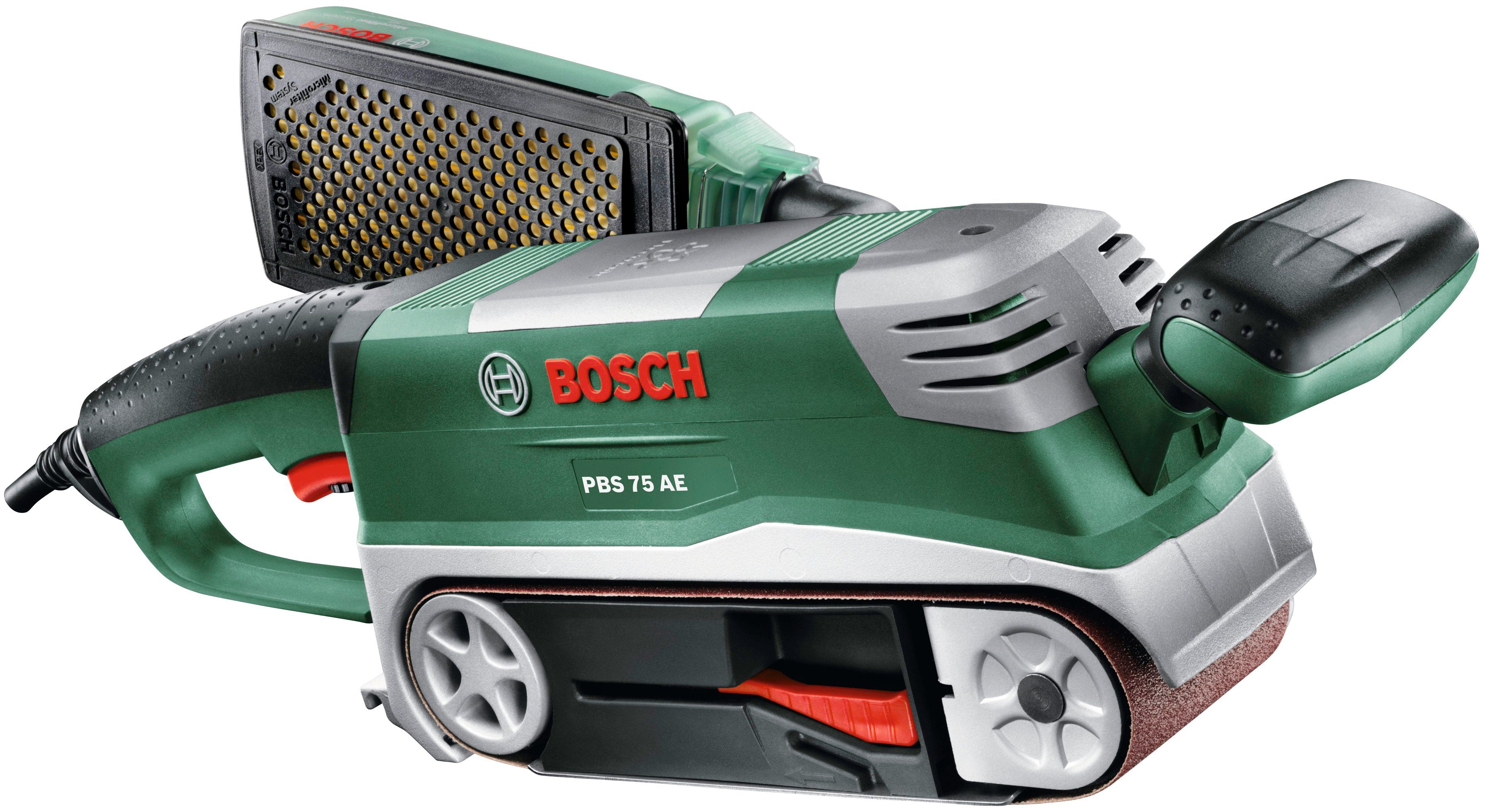 Bosch Home & Garden Шлифовальный станок PBS 75 AE Set, 350 m/min