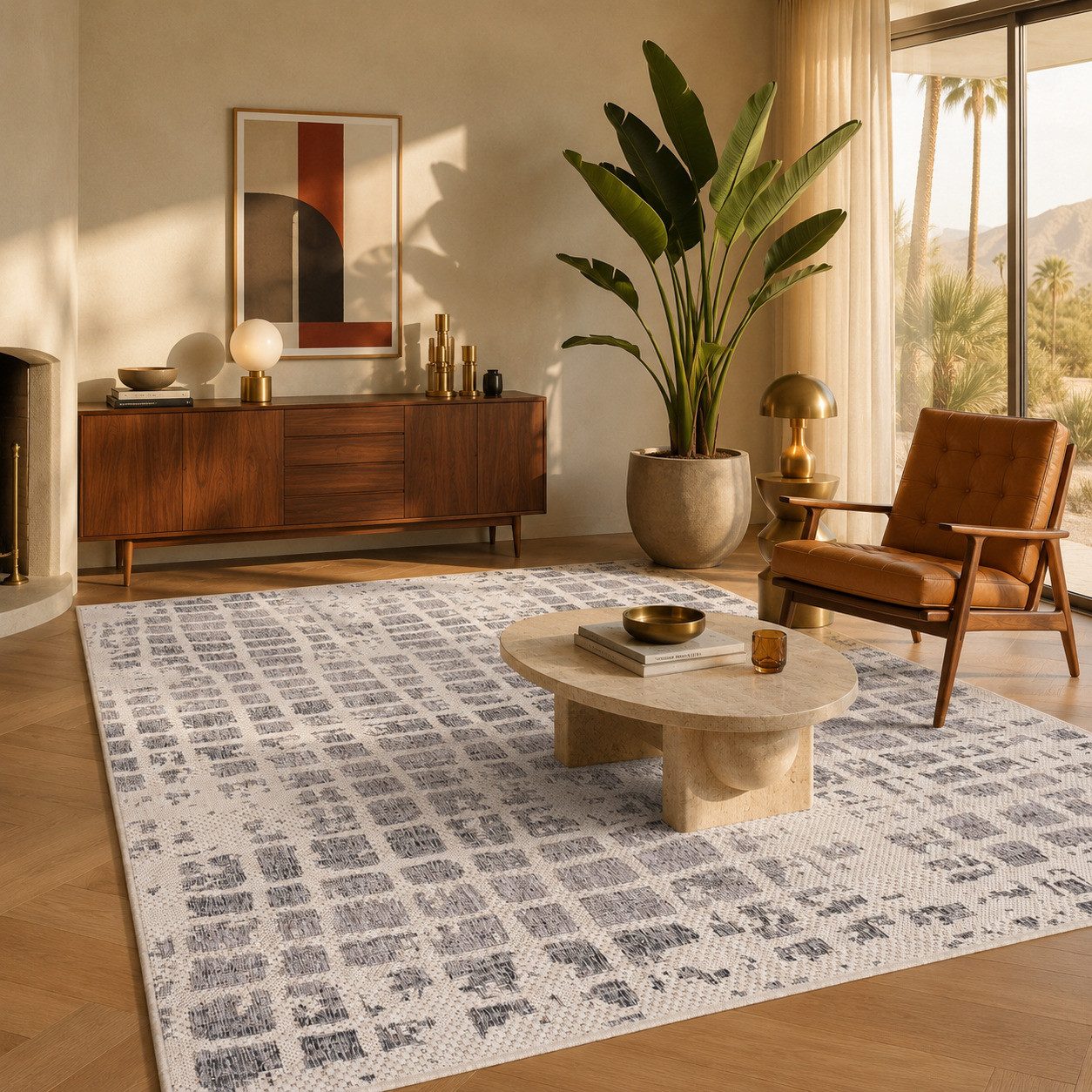 Pergamon Outdoorteppich In- und Outdoor Teppich Carpetto, Rechteckig, Höhe: 6 mm