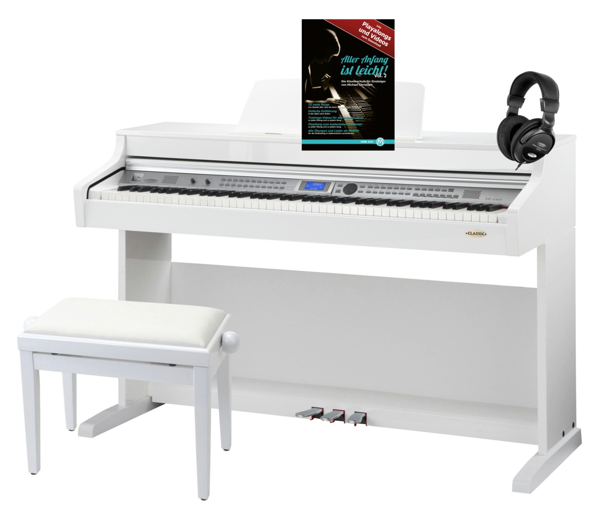 Digitalpiano DP-A 410 E-Piano Set - 88 Tasten mit Hammermechanik