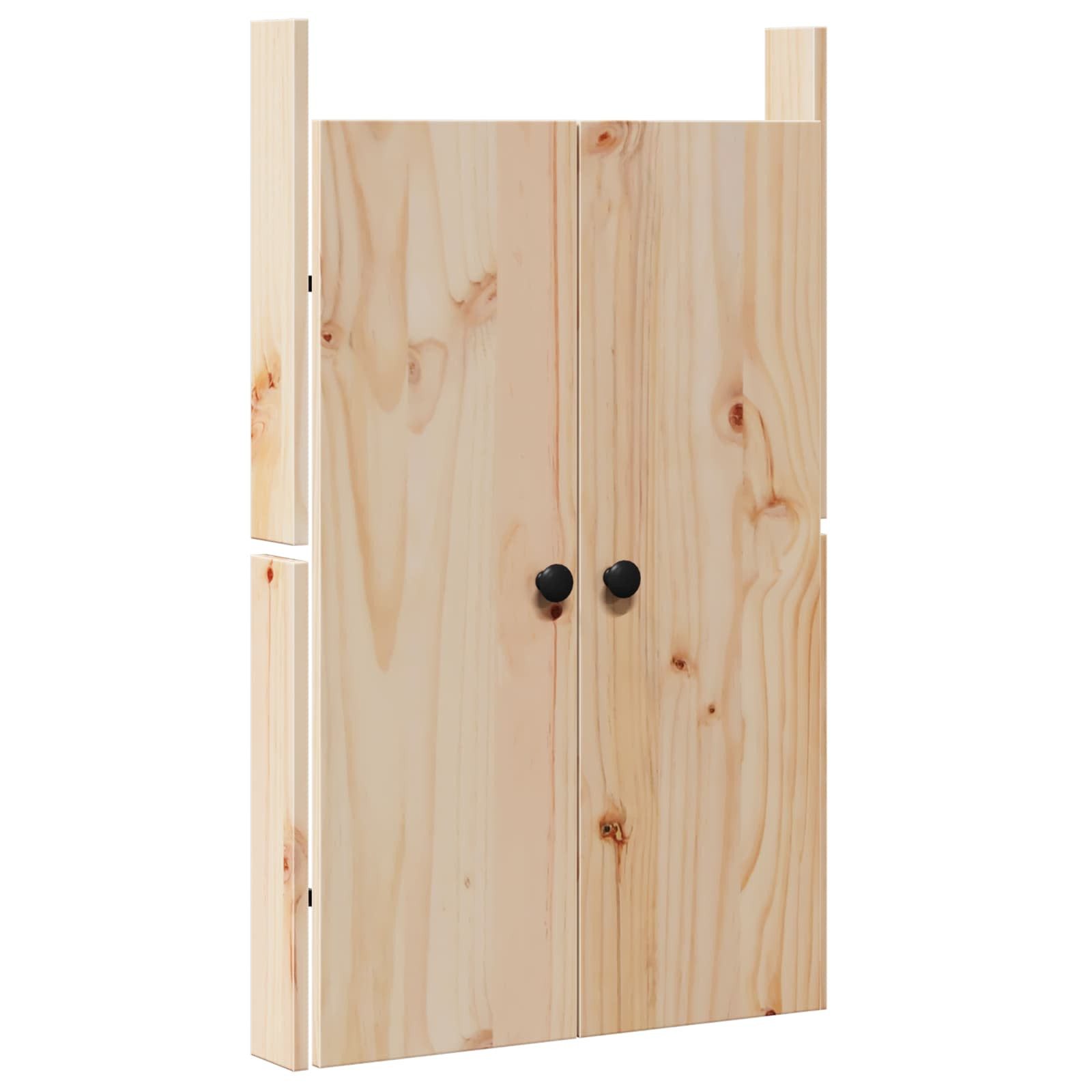 vidaXL Schranktür Küchentür MEPPEL Braun Eichen-Optik 50 x 9 x 82 cm (1 St)