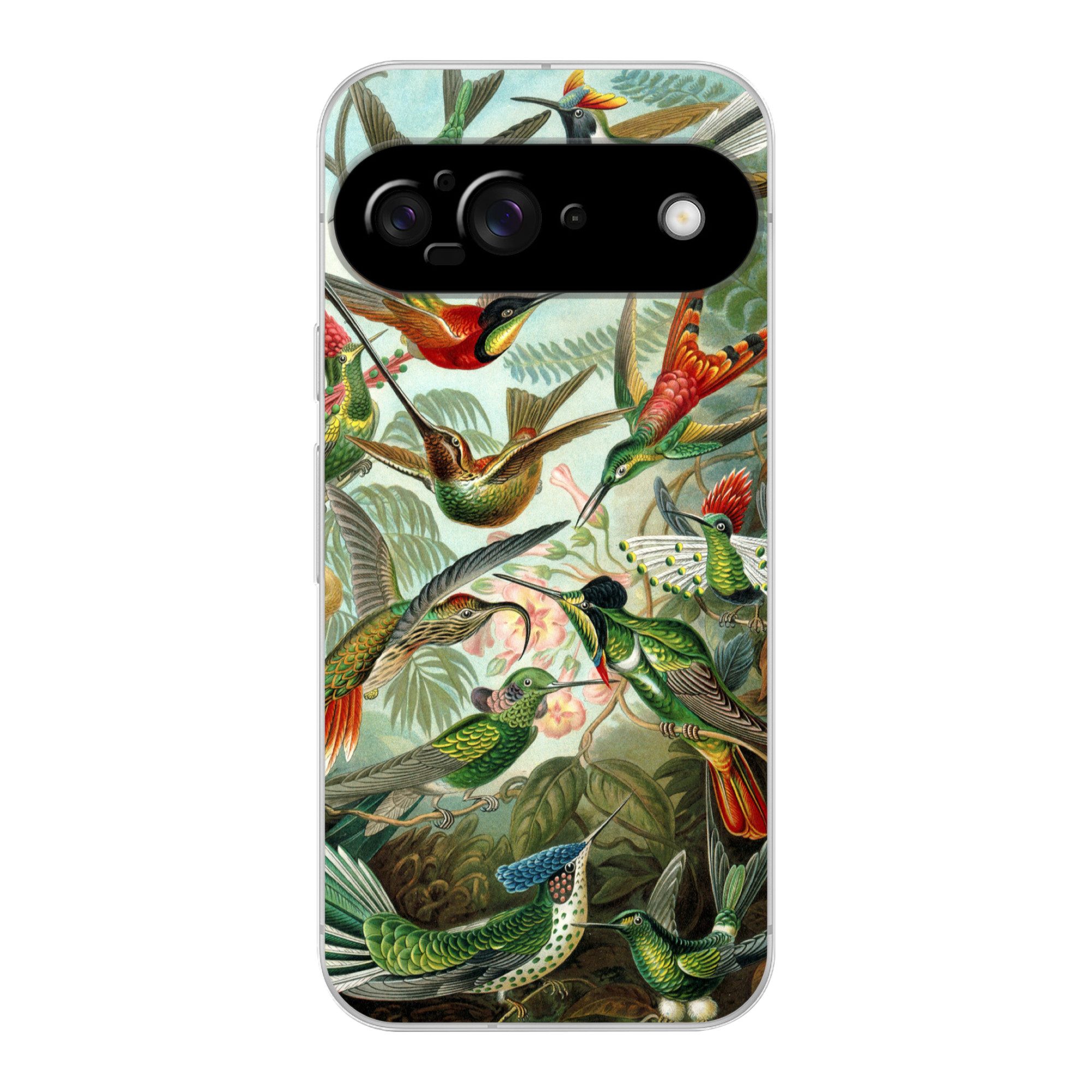 MuchoWow Handyhülle für Google Pixel 9 Trochilidae - Alte Meister - Kunst, Handy Case, Silikon, Bumper Case Dünn