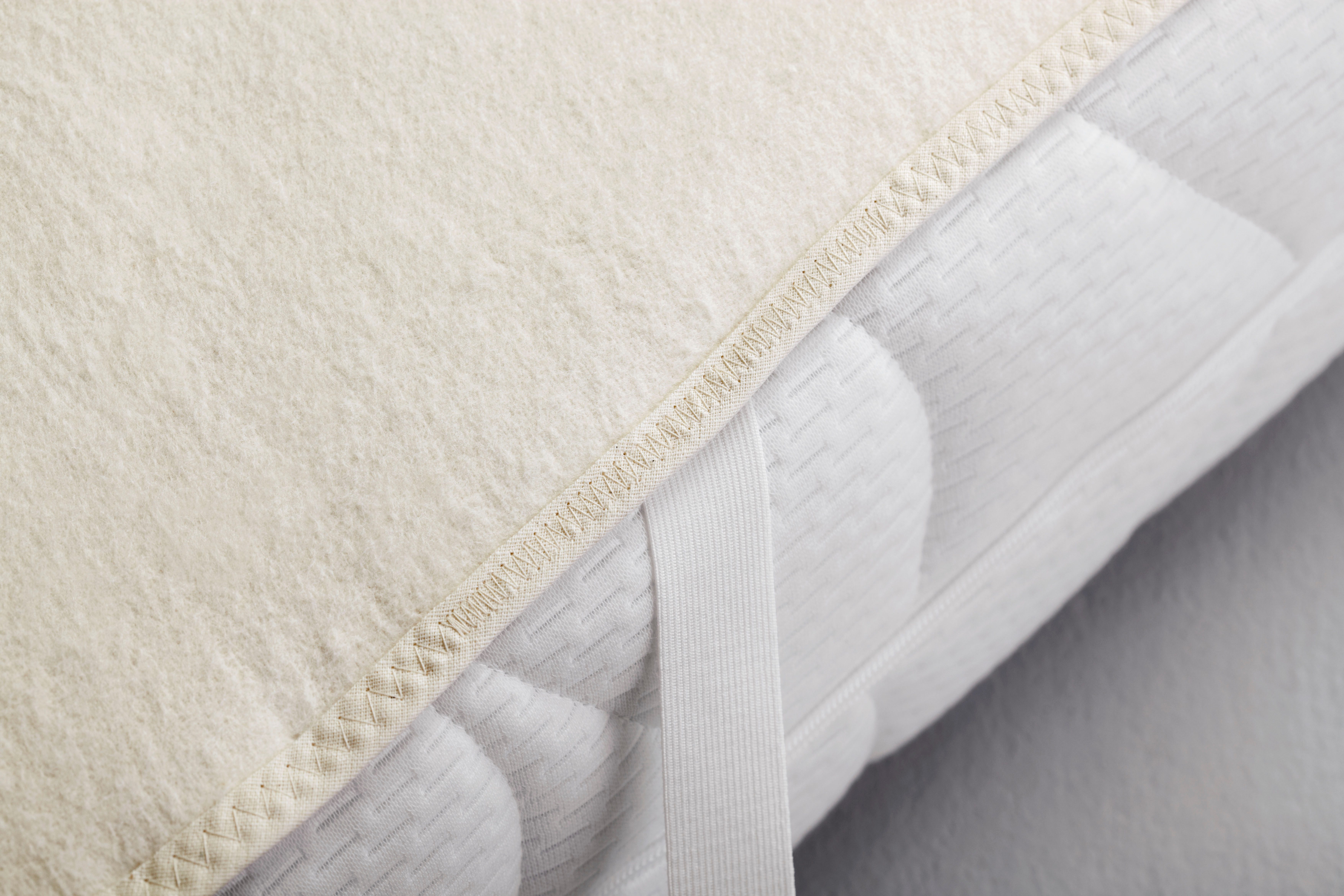 Matratzenauflage Molton, Allergiker geeignet (Hausstauballergiker) Dormisette Protect & Care, Auflage, 70x140, 90x200 cm und weiteren Größen, saugfähig – Bild 4 von 5