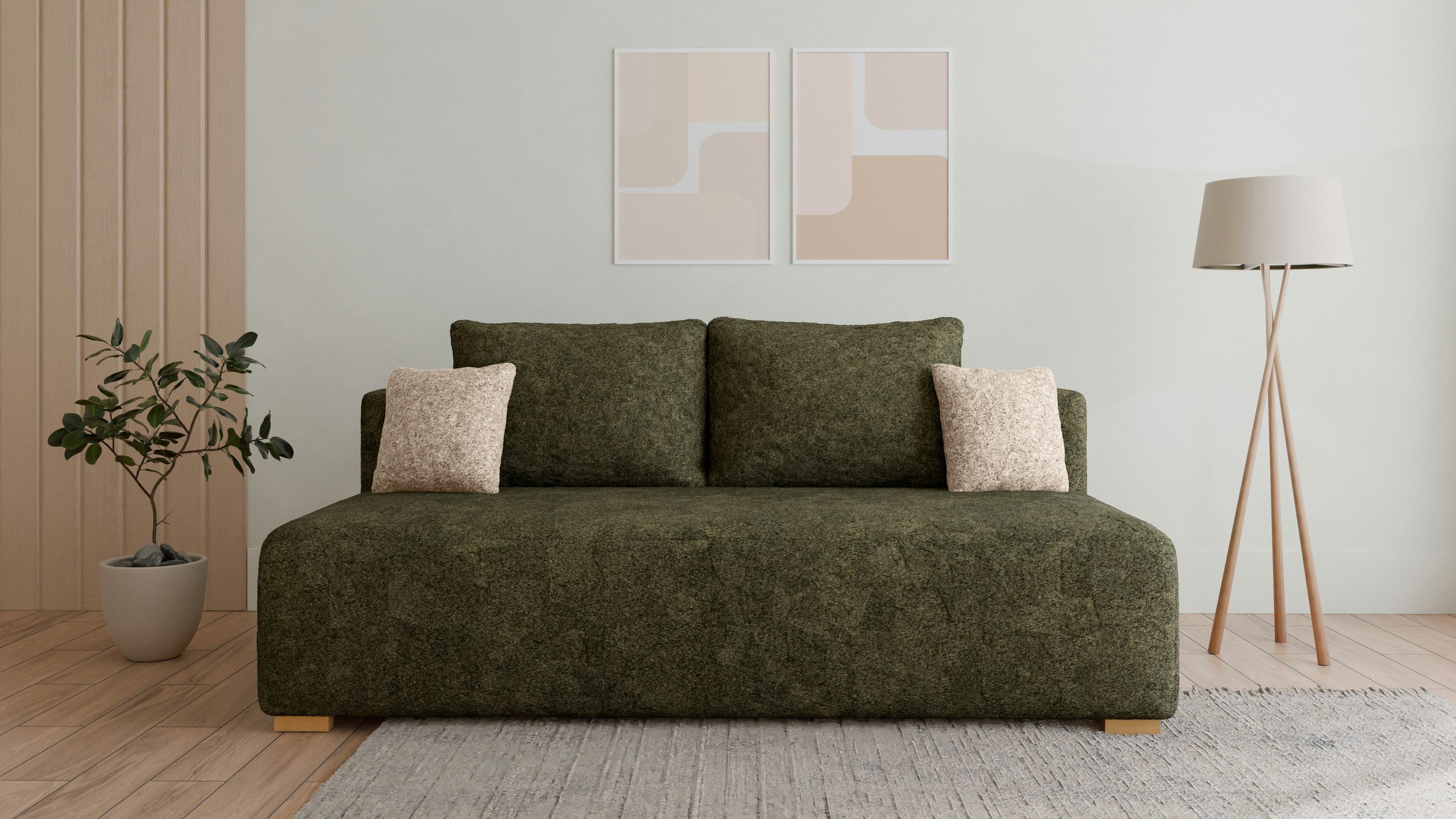 MOEBLO Schlafsofa MOSS, Funktionssofa mit Bettfunktion, günstig online kaufen