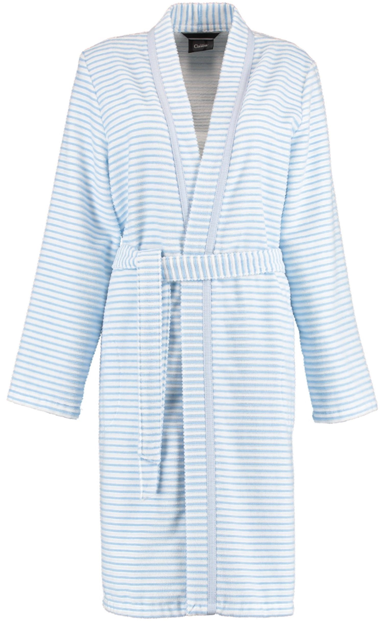 Cawö Damenbademantel Cawö Damen Bademantel, kurz, Baumwolle, Kimono-Kragen, günstig online kaufen