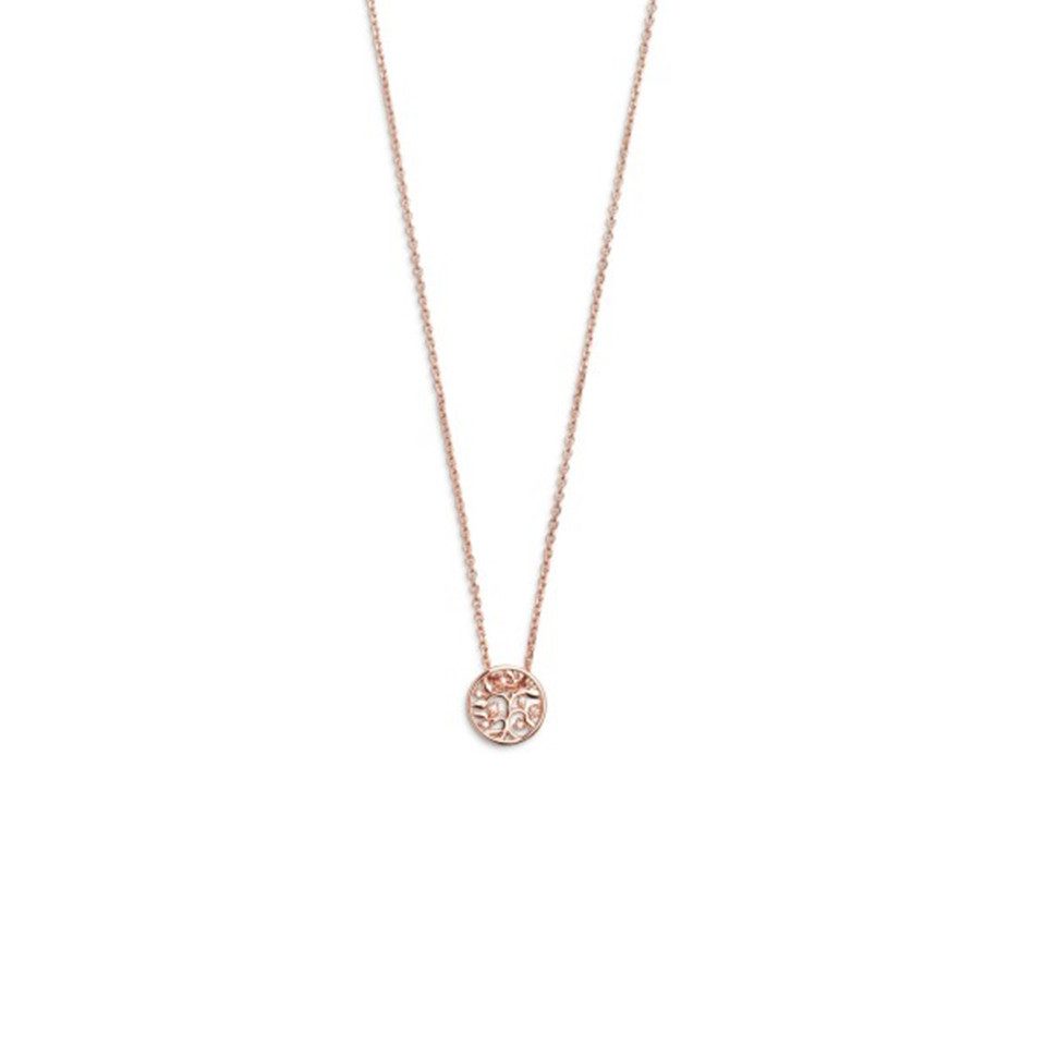 XENOX Kette mit Anhänger XENOX Kette Damen "Lebensbaum" roséarben XS3565R