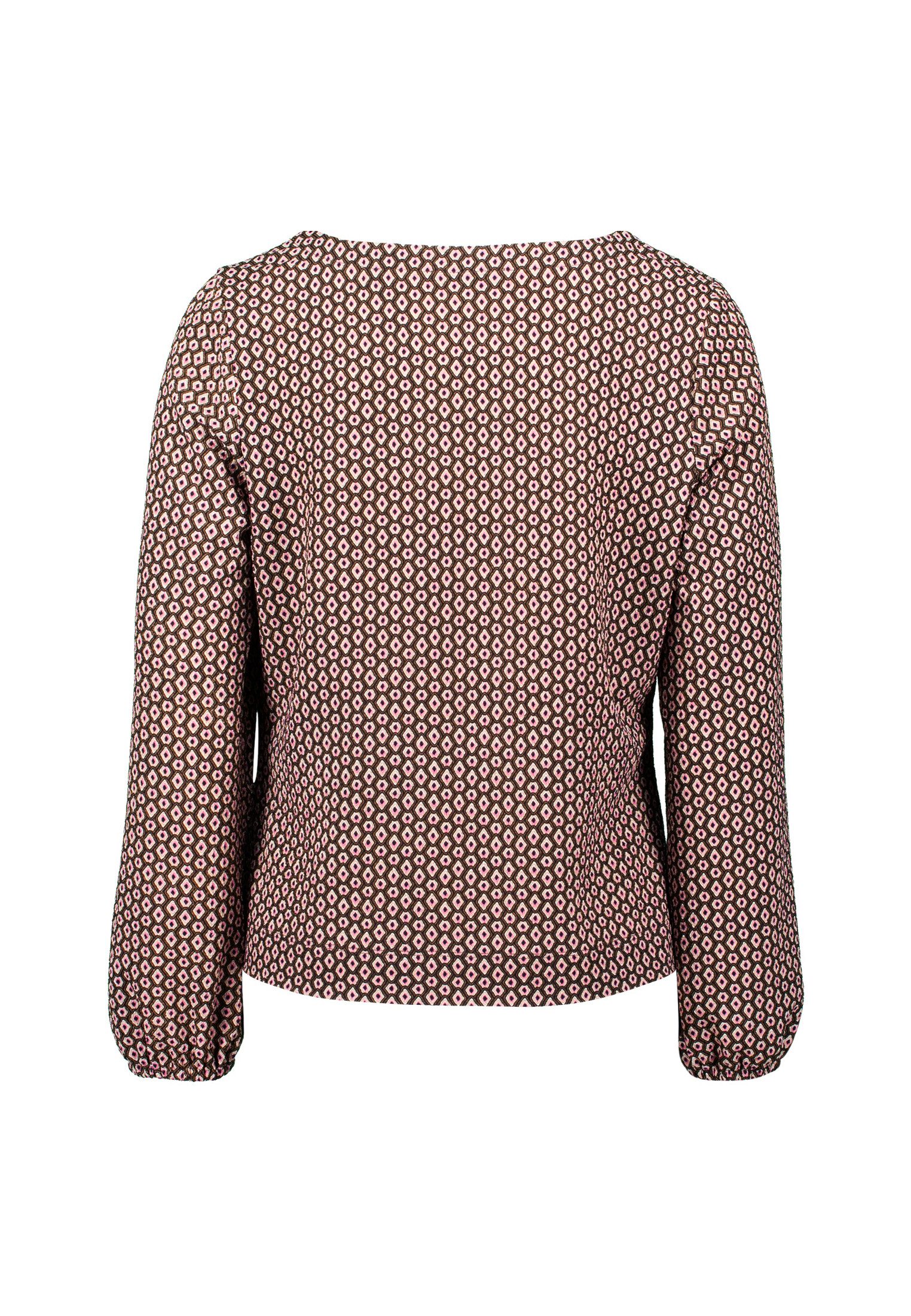 Zero Klassische Bluse Damen mit grafischem Print