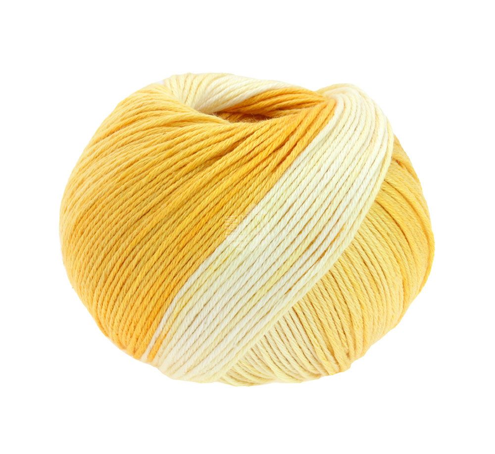 LANA GROSSA Soft Cotton Degradé Häkelwolle, 140 m
