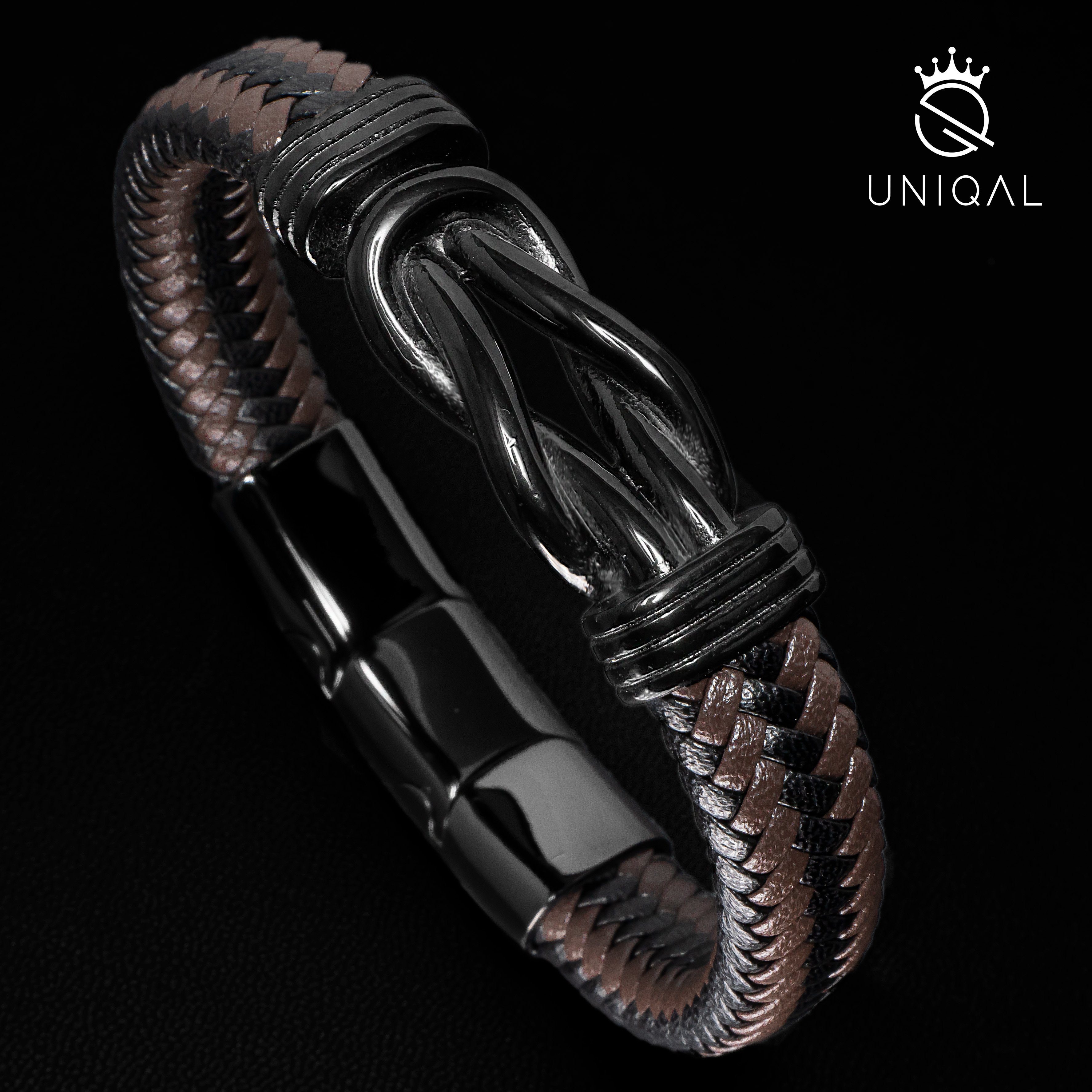 UNIQAL.de Lederarmband Unendlichkeit Leder Armband "INFINITY" günstig online kaufen