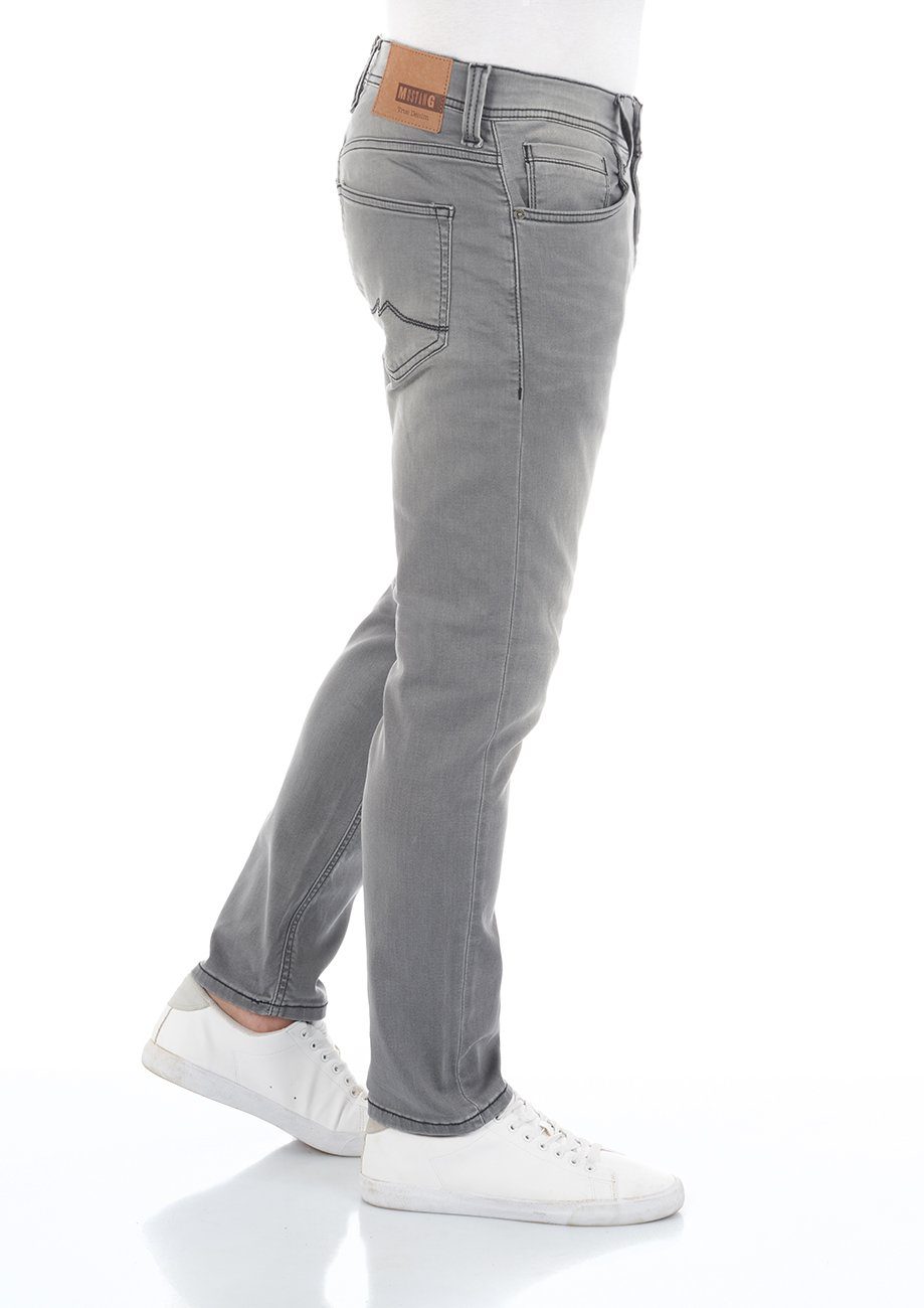 MUSTANG Tapered-fit-Jeans Oregon K Stretch mit Light Jeanshose X Denim Grey (311) Real Tapered Slim Denim Hose Herren Fit