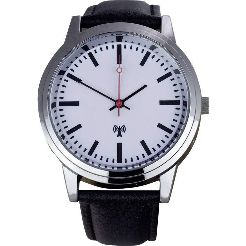 EUROTIME Funk-Armbanduhr Bahnhofsdesign 62528 Watch