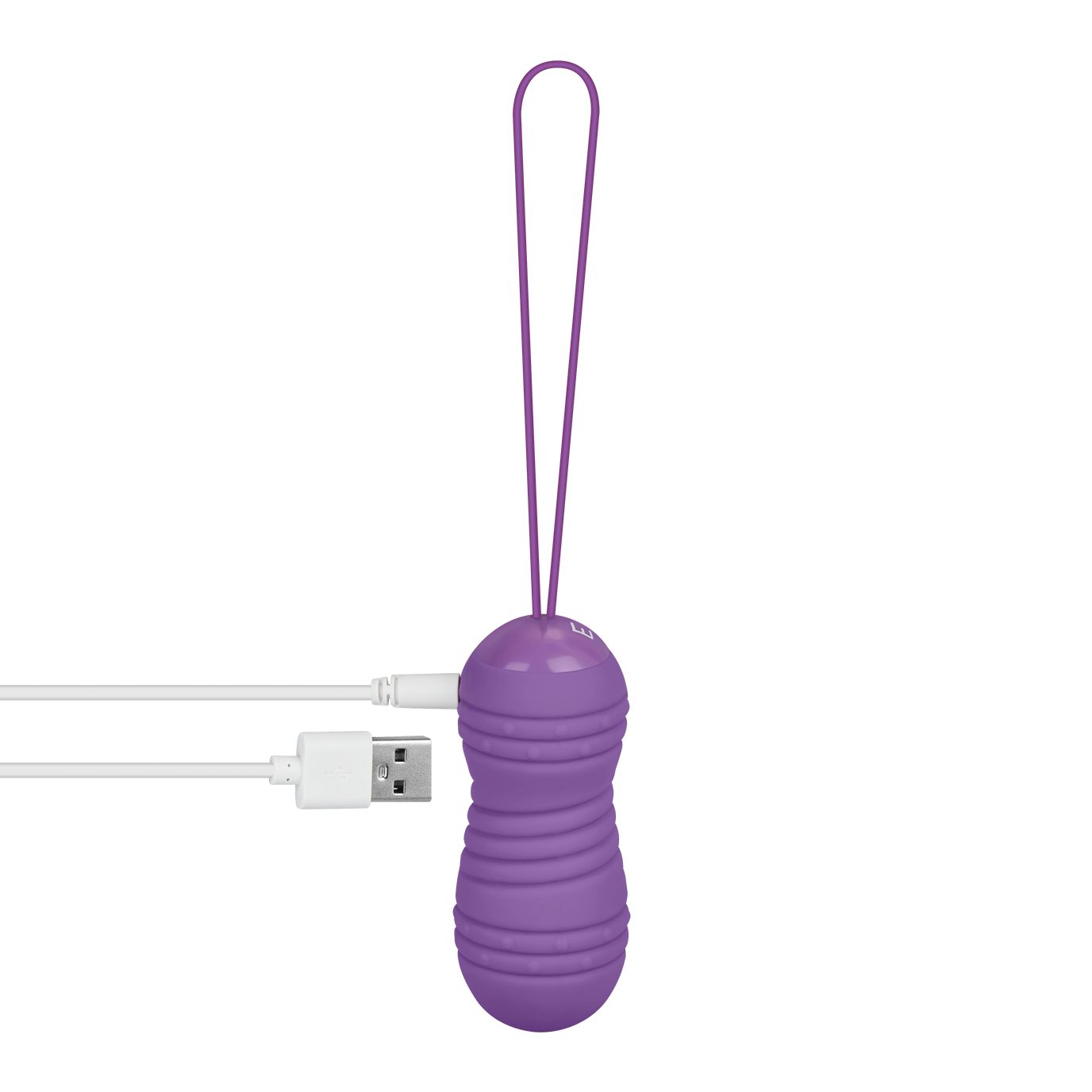 EIS wasserdicht, "Rotierendes mit EIS Violett 8,7cm", Silikon, Vibro-Ei, Fernbedienung, ABS-Kunststoff Liebeskugeln