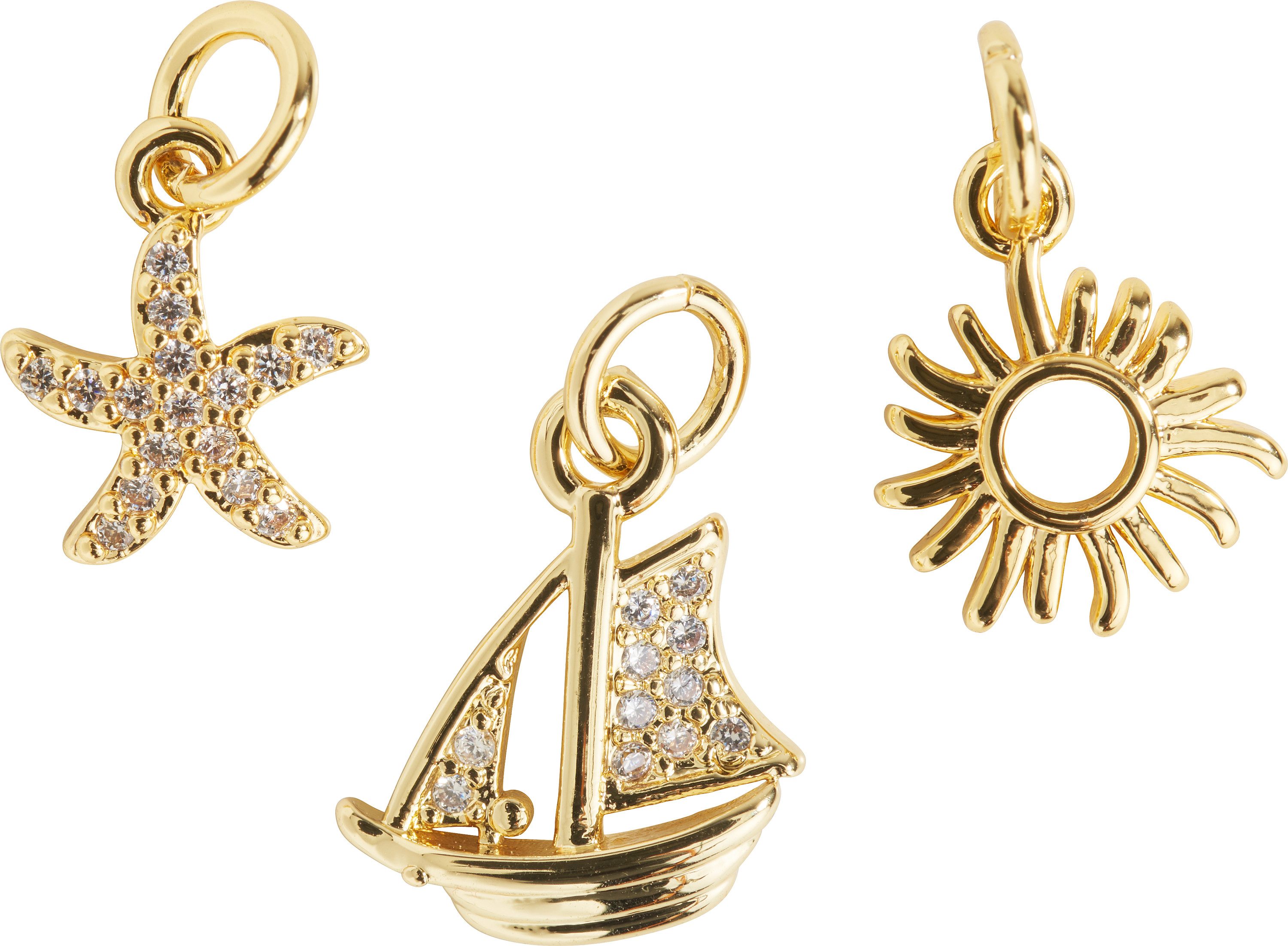 VBS Amulett Anhänger Ocean Breeze, 3 Stück