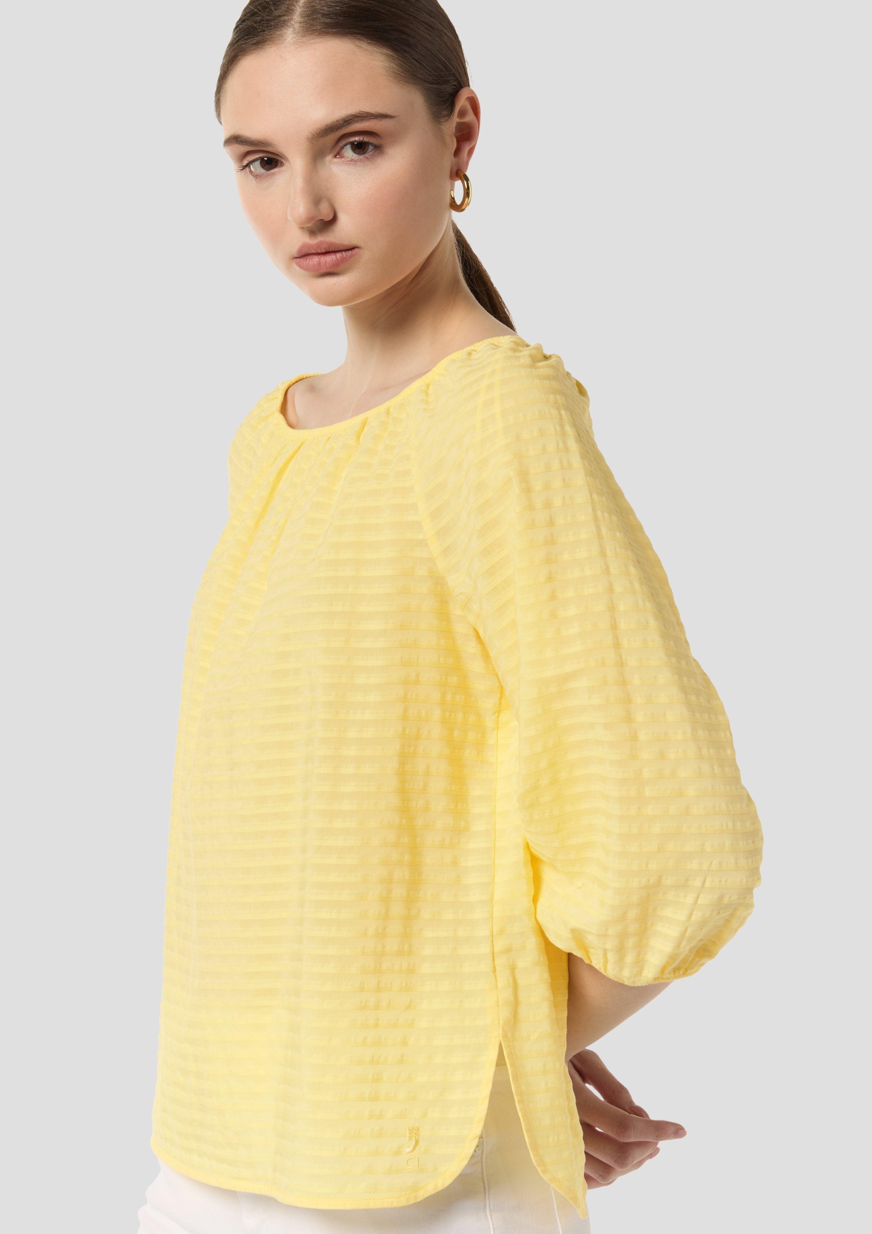 comma casual identity 3/4-Arm-Shirt Off-Shoulder-Bluse aus günstig online kaufen