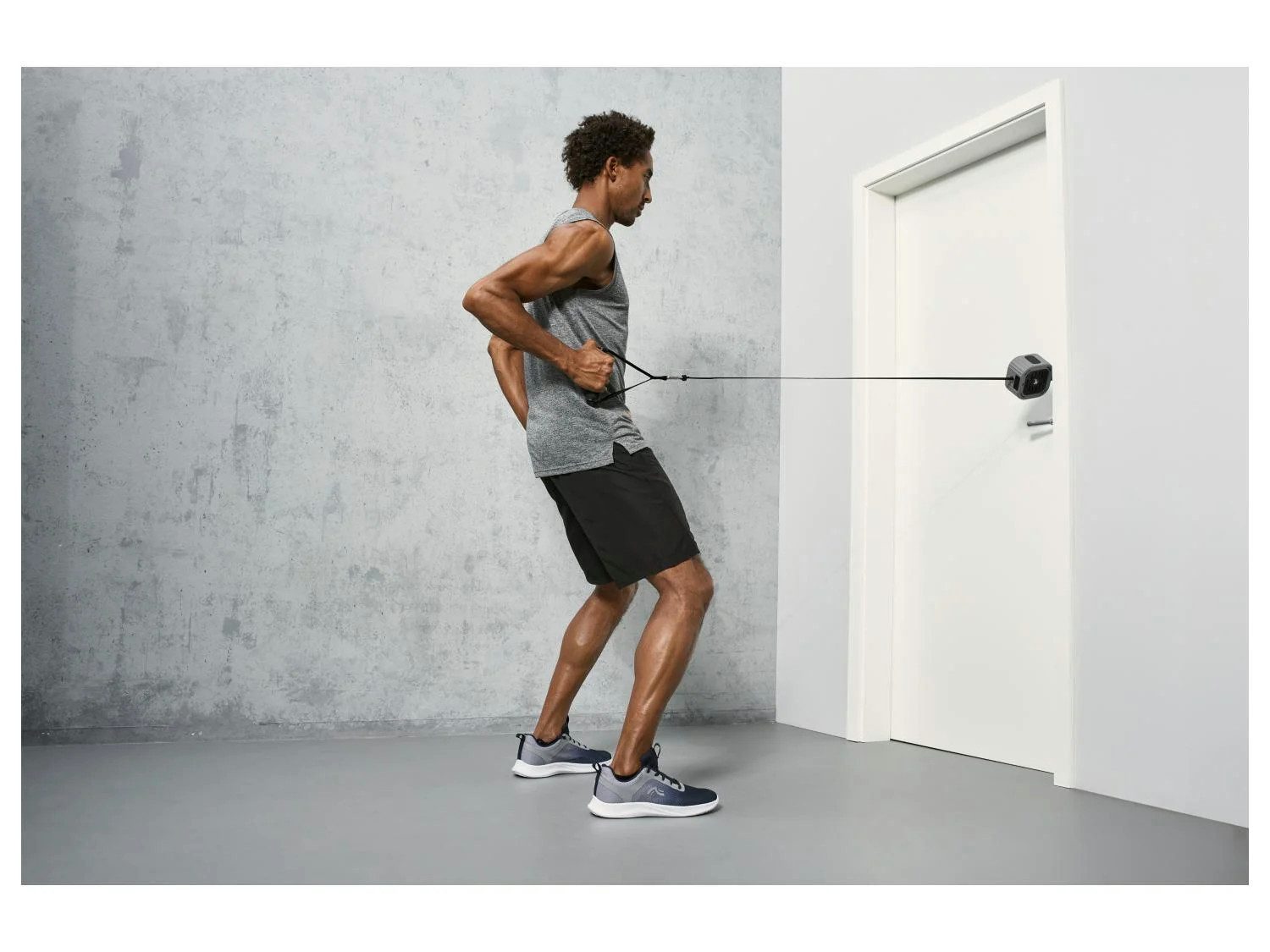 crivit Mini-Heimtrainer Crivit Gym in the box Training für Hause (Set, 6-tlg., Komplettset für Ganzkörpertraining), Kompaktes Home Gym System mit Widerstand