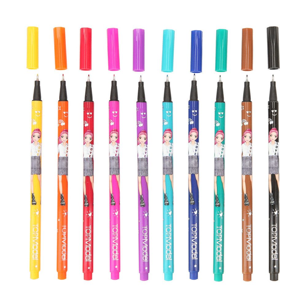 Depesche Fineliner DEPESCHE TOPModel Fineliner 10 Stück