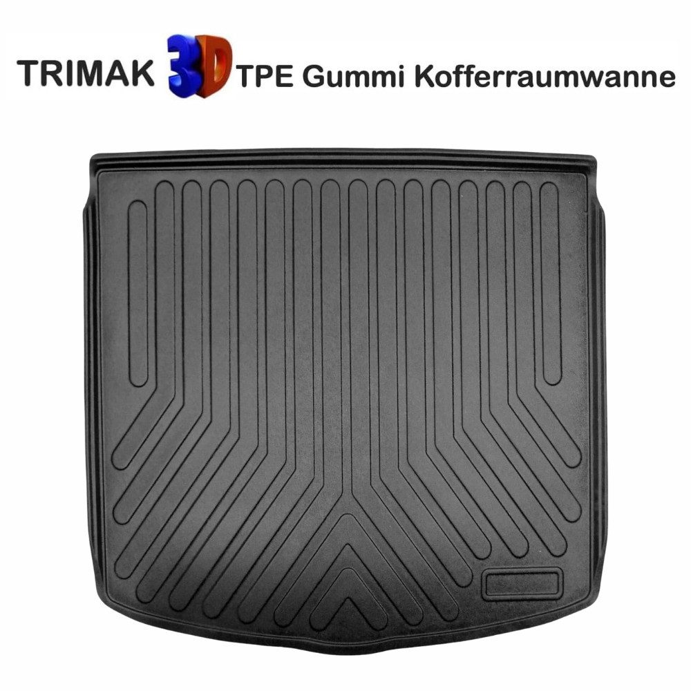 Trimak Passform-Fußmatten Oder Kofferraumwanne Oder Set für Nissan X-Trail, Nissan X-Trail Mild Hybrid/e-Power ab 2021 Kofferraummatte TPE