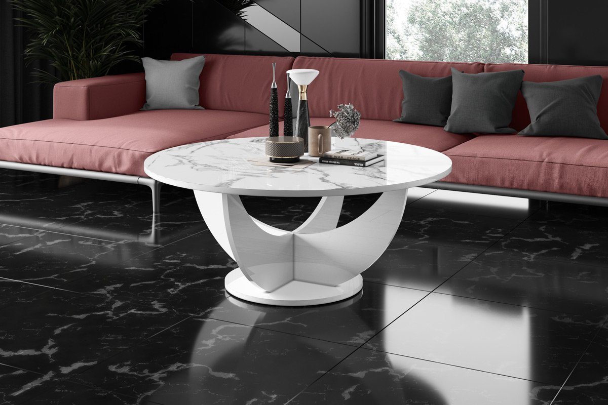 designimpex Couchtisch Design HRC-111 Hochglanz Wohnzimmertisch günstig online kaufen