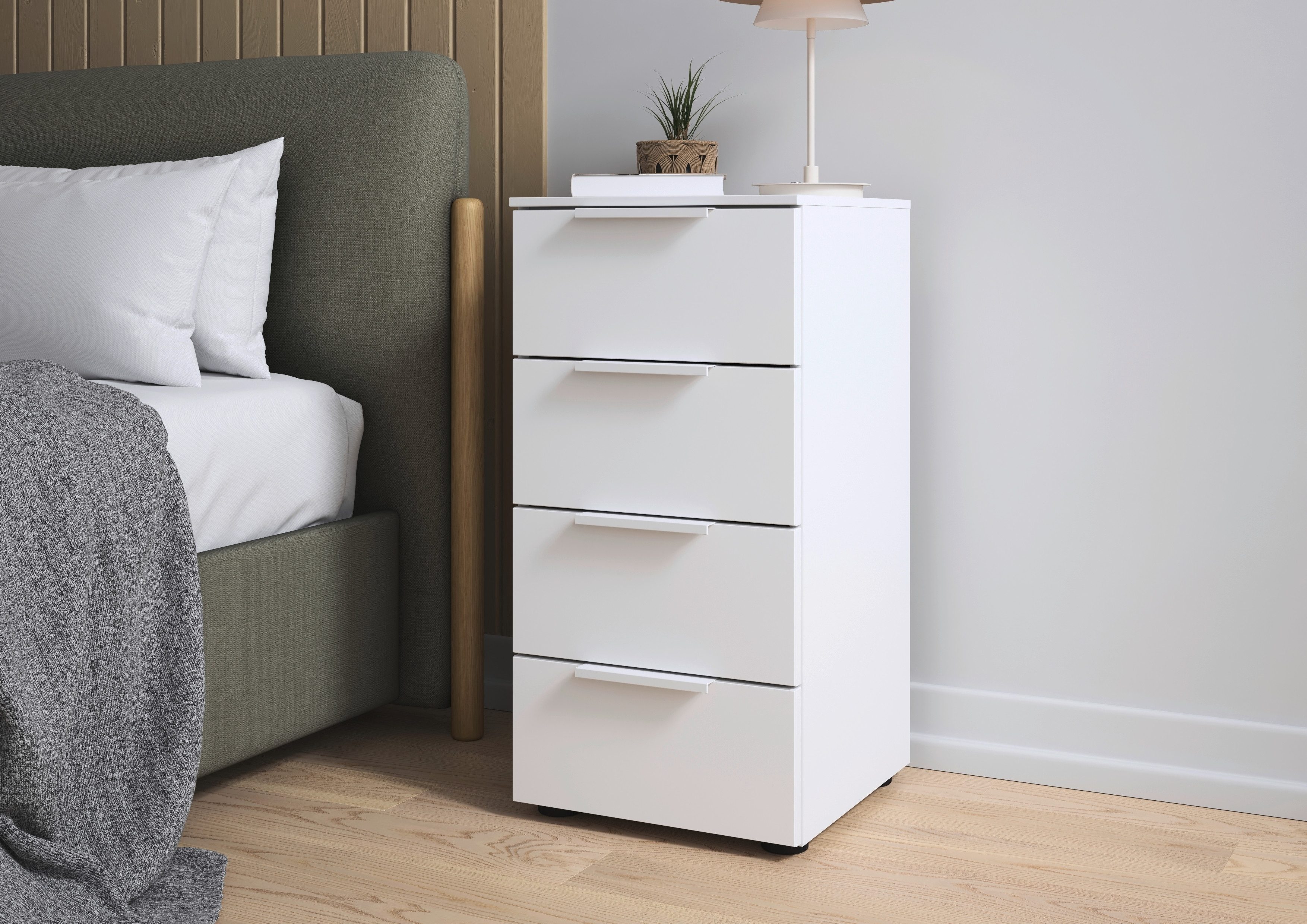 LeGer Home by Lena Gercke Kommode Kommode Sideboard Schubladenkommode SERINA eleganter Eyecatcher, mit 4 Schubkästen sowie hochwertigen Metallgriffen MADE IN GERMANY