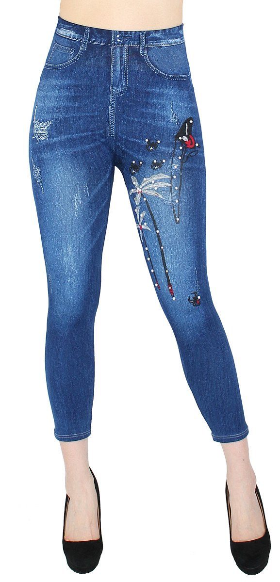 dy_mode 7/8-Leggings Bequemer Damen Capri Jeggings günstig online kaufen