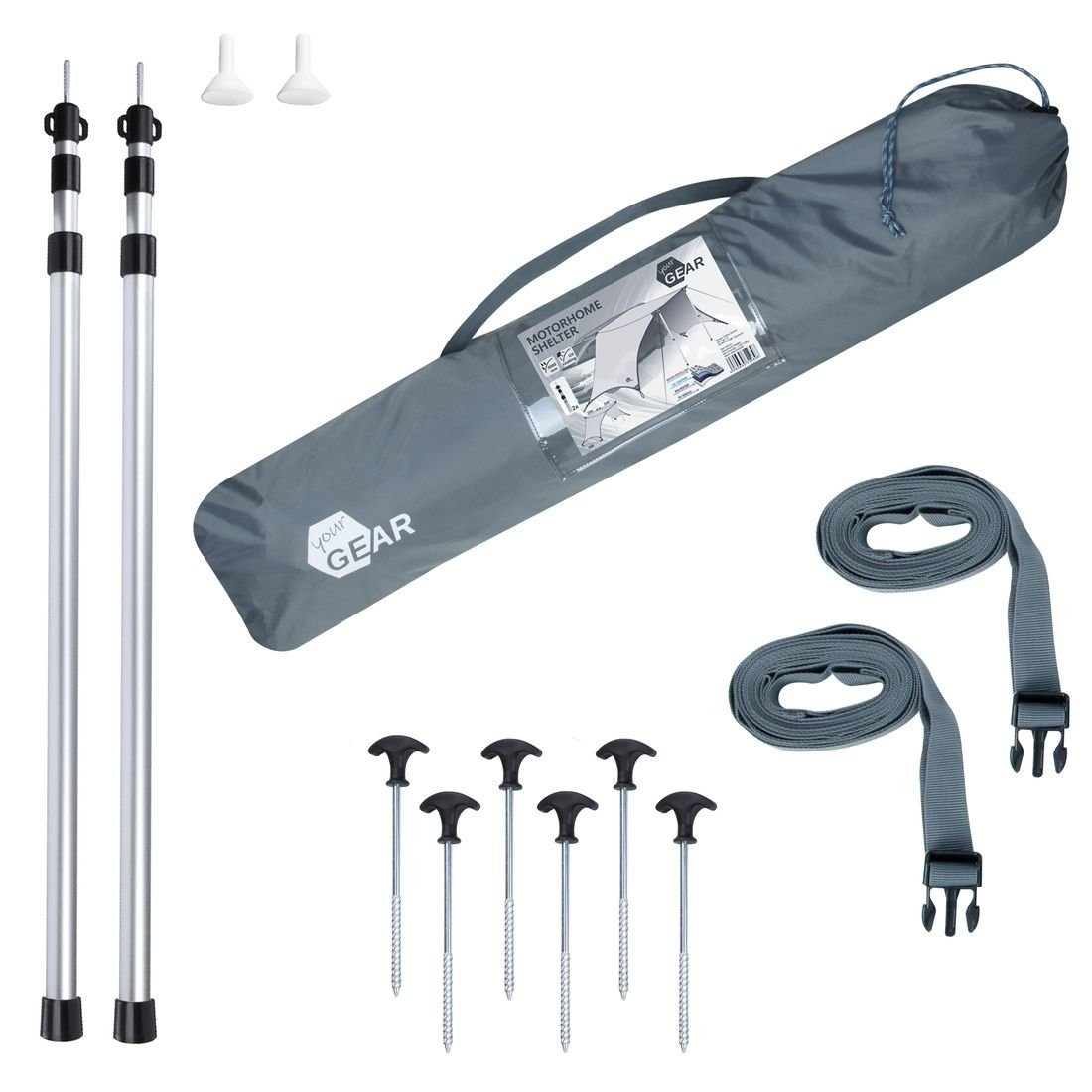 yourGEAR Tropea Bus Awning UV 50+ Tarp Sunshade for VW Campervan, Persons: 0