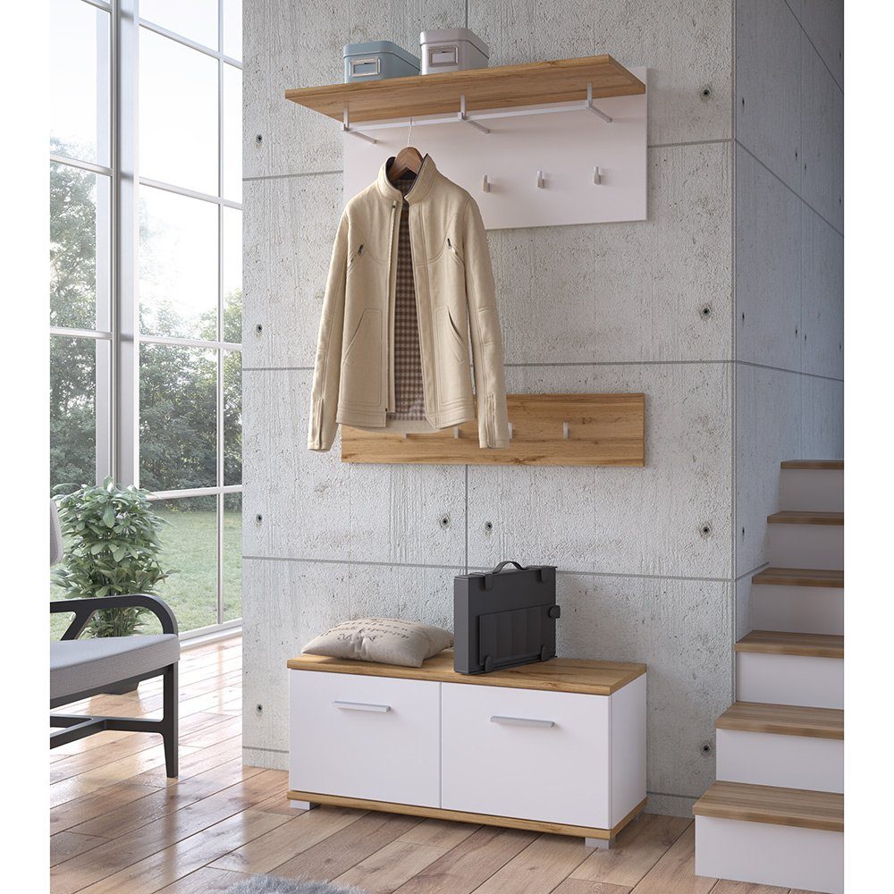 Lomadox Garderoben-Set HUESCA-129, (Spar-Set, 3-St), Flurgarderobe günstig online kaufen