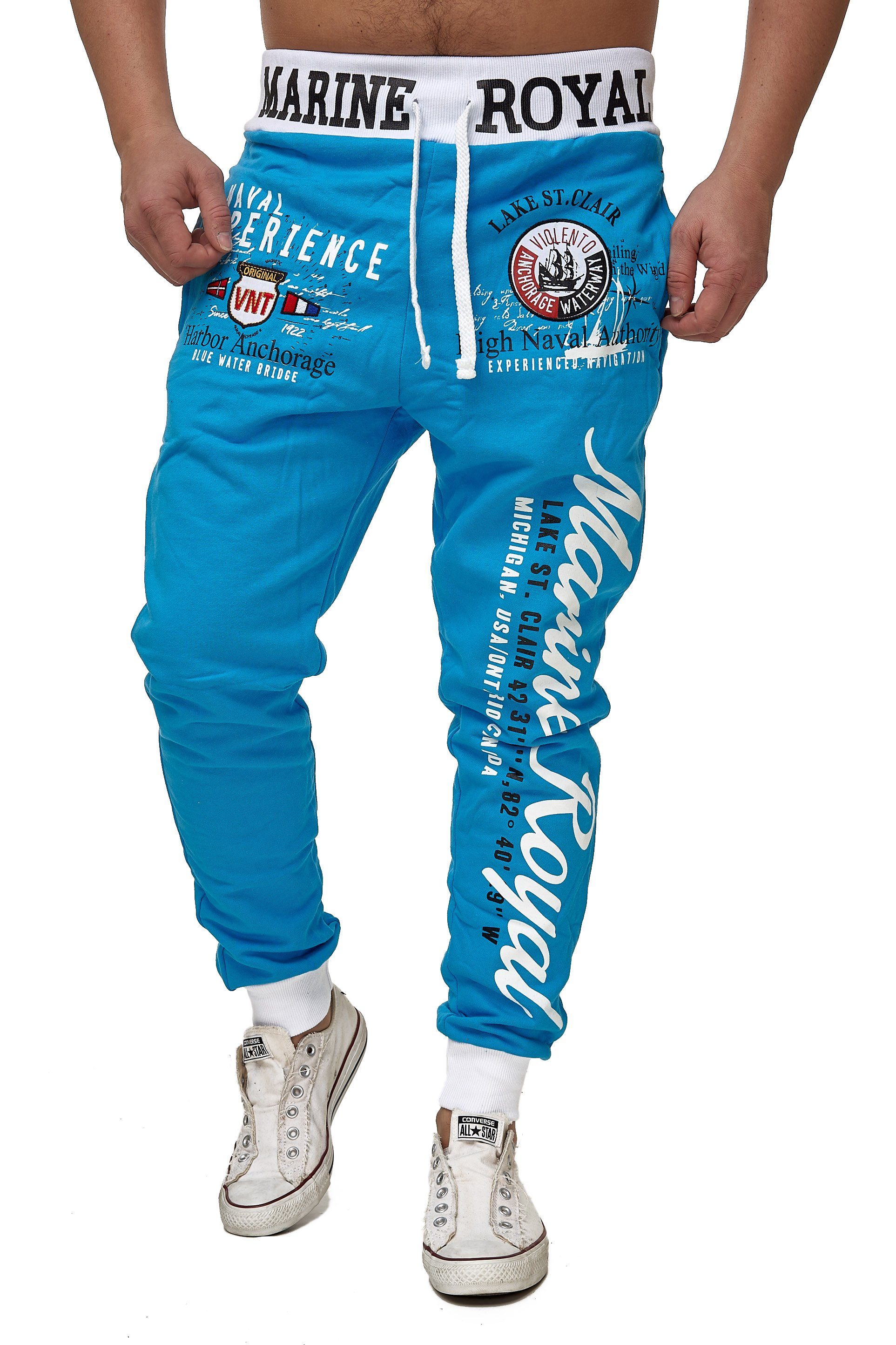 L.gonline Jogginghose Herren JoggingHOSE lang, Trainingshose Baumwolle, Spo günstig online kaufen