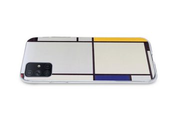 MuchoWow Handyhülle Tableau I - Piet Mondrian, Phone Case, Handyhülle Samsung Galaxy A71, Silikon, Schutzhülle