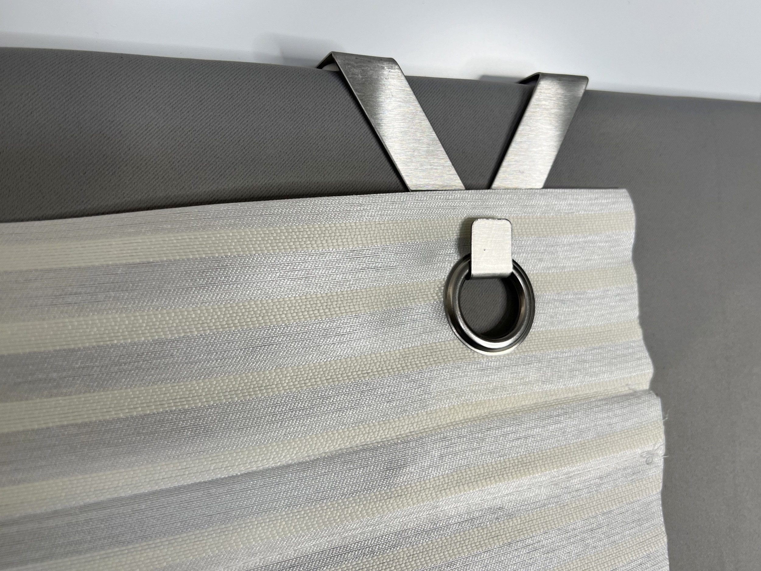 Clever-Kauf-24 Raffrollo Magnetrollo Jakob wollweiß, mit Hakenaufhängung, o günstig online kaufen