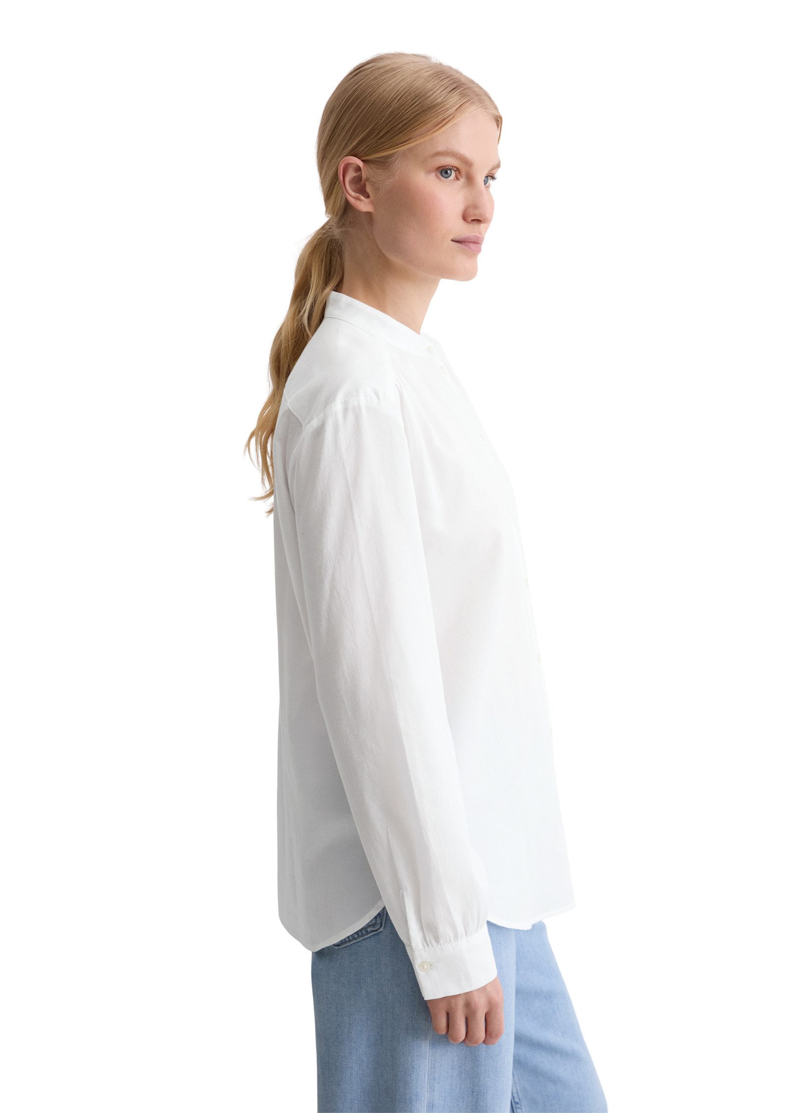 Marc O'Polo Langarmbluse aus softem Baumwoll-Satin günstig online kaufen