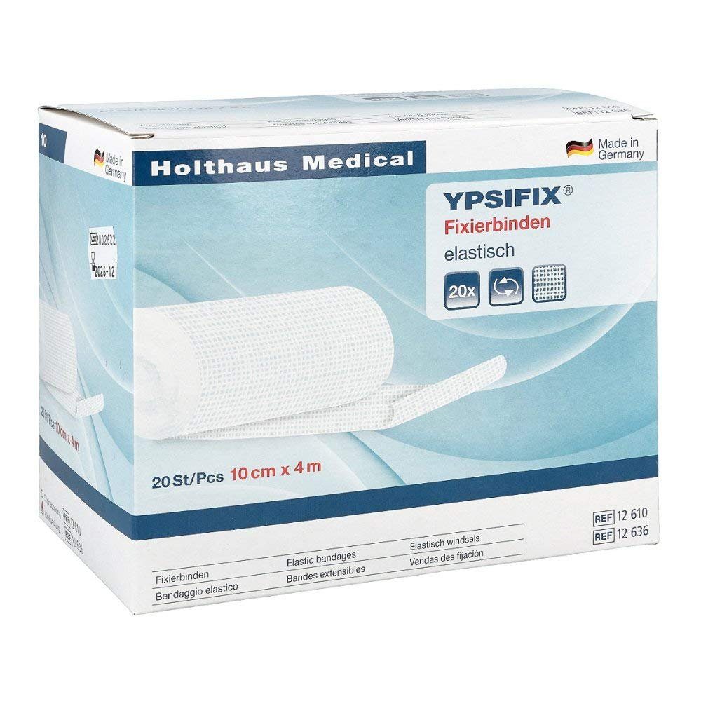 Holthaus Medical Wundpflaster Holthaus Ypsifix® Fixierbinde, 10 cm x 4 m - 20 Binden, Packung
