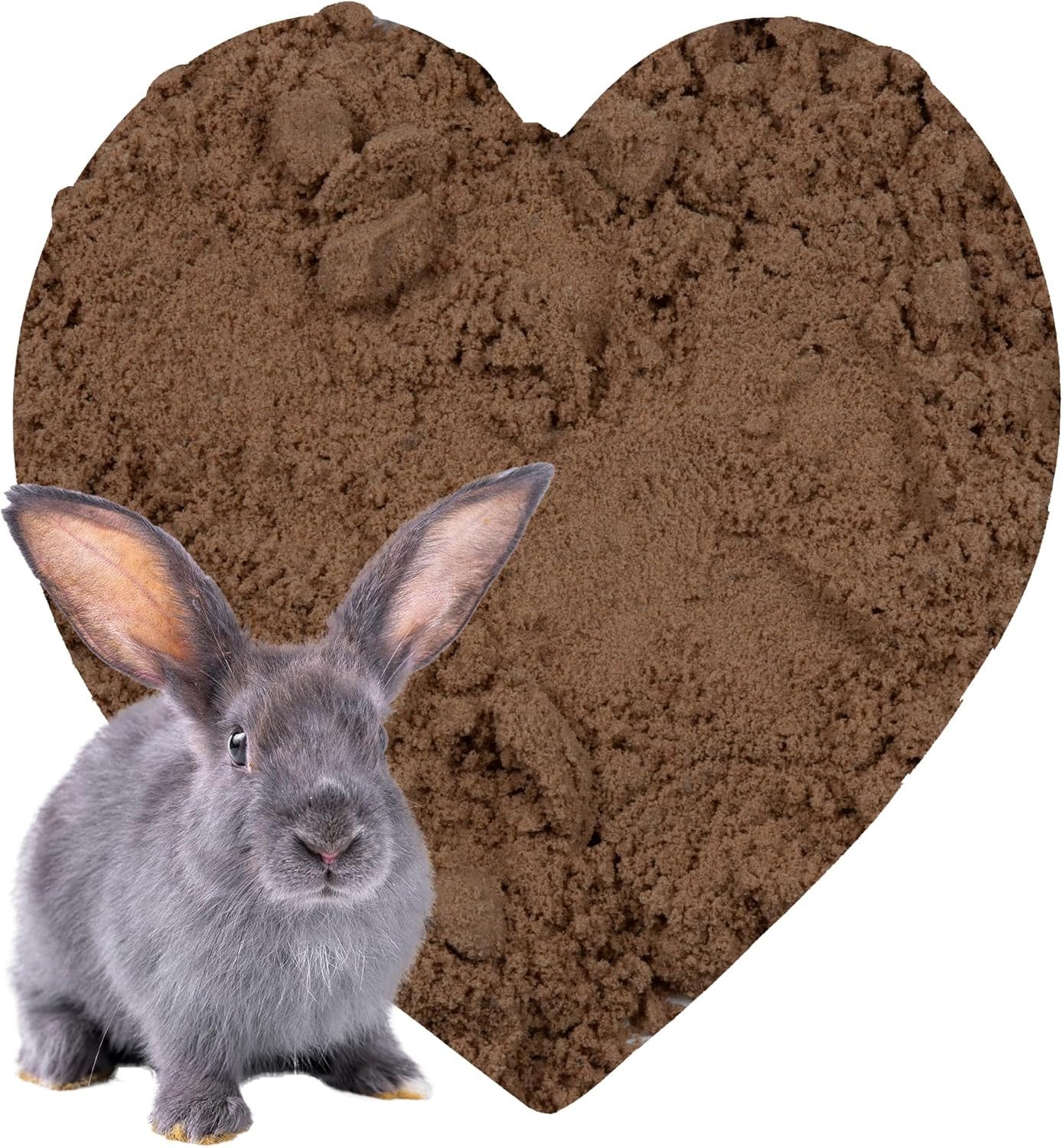 Badesand Kaninchen Buddelsand 25 kg Buddelkiste Hasen Chinchilla Nager