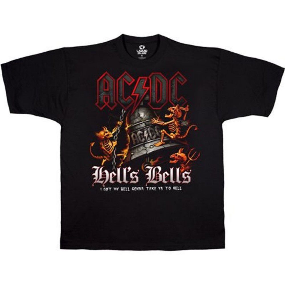 Liquid Blue T-Shirt AC/DC - Rolling Thunder mit lizensiertem Print