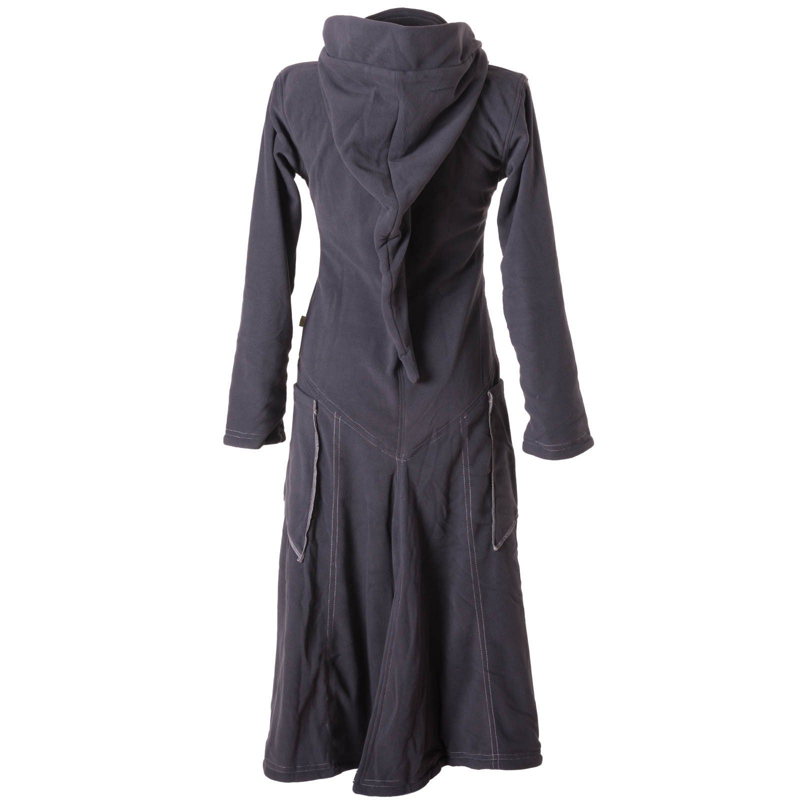 Vishes Langmantel Langer, warmer Fleece Mantel günstig online kaufen