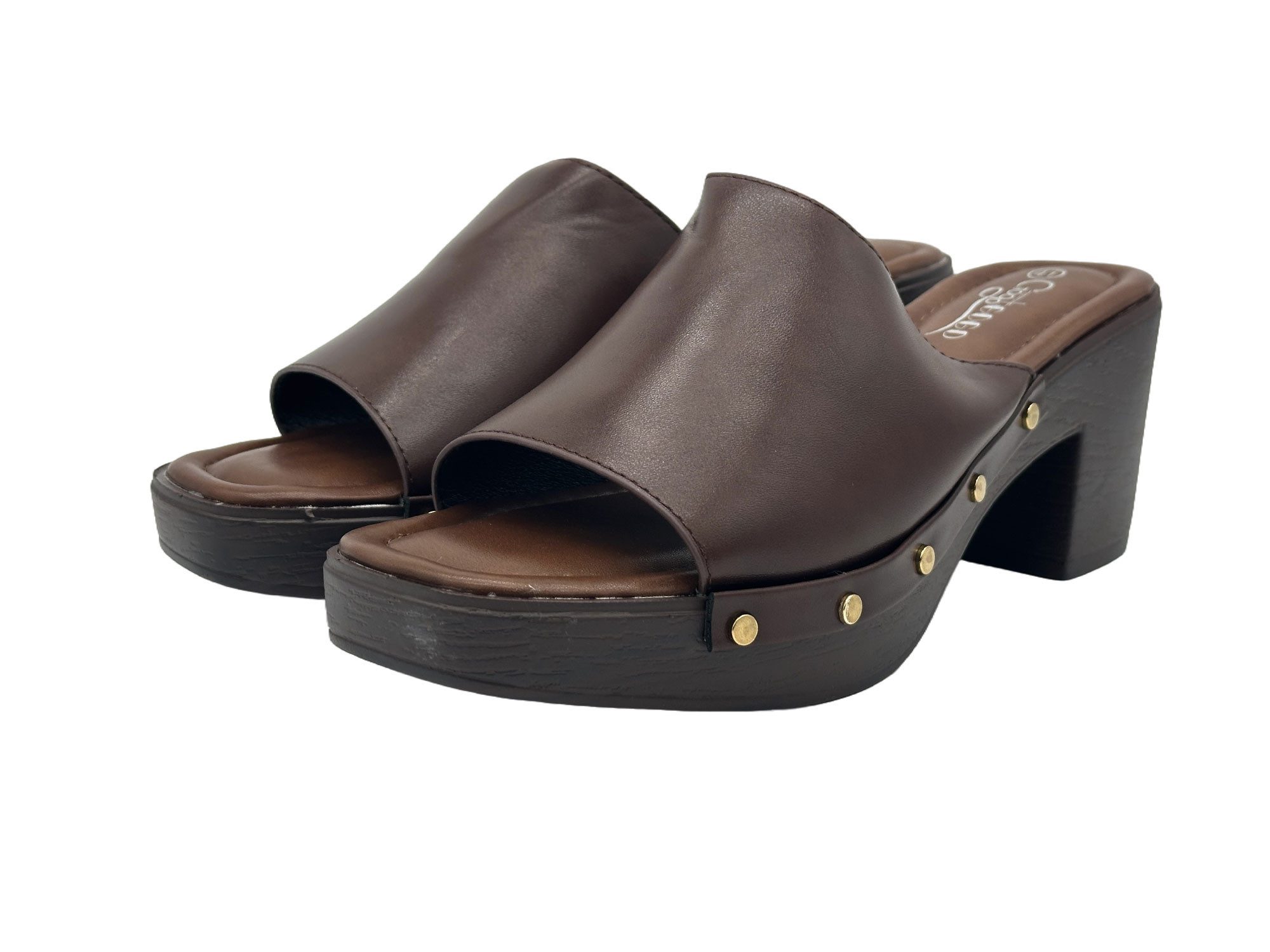 Nowaland Damen Clogs – Bequeme Pantoletten mit Blockabsatz Pantolette Modisches Design, stabiler Absatz, bequem & sommerlich